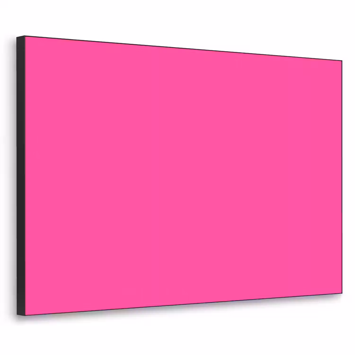 Electric - Magenta - Roze Textielframe zwart klein 947 -3d