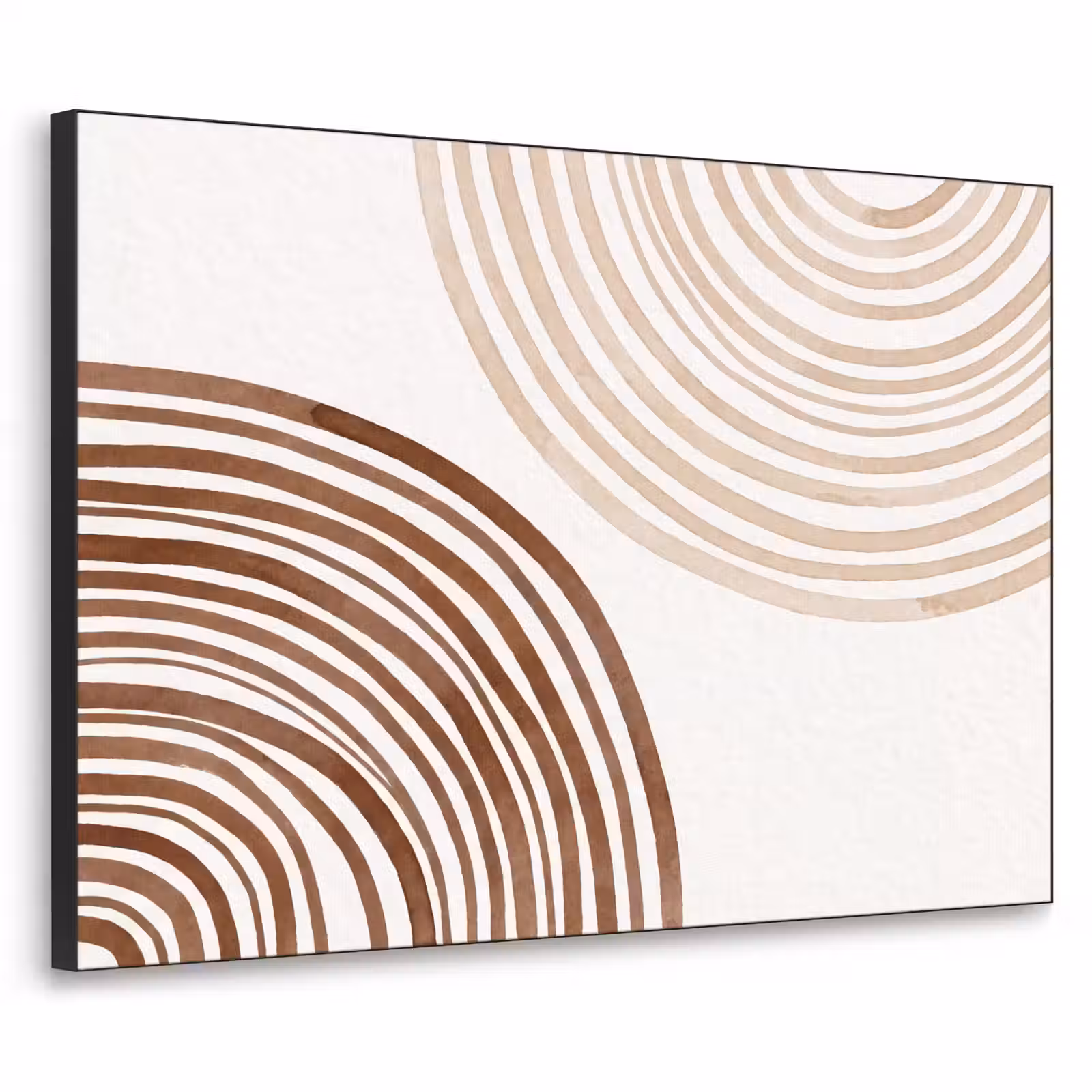 Art Frame - Lines - Minimalist - Art - Lijnen - Minimalistisch - Kunst Textielframe zwart klein