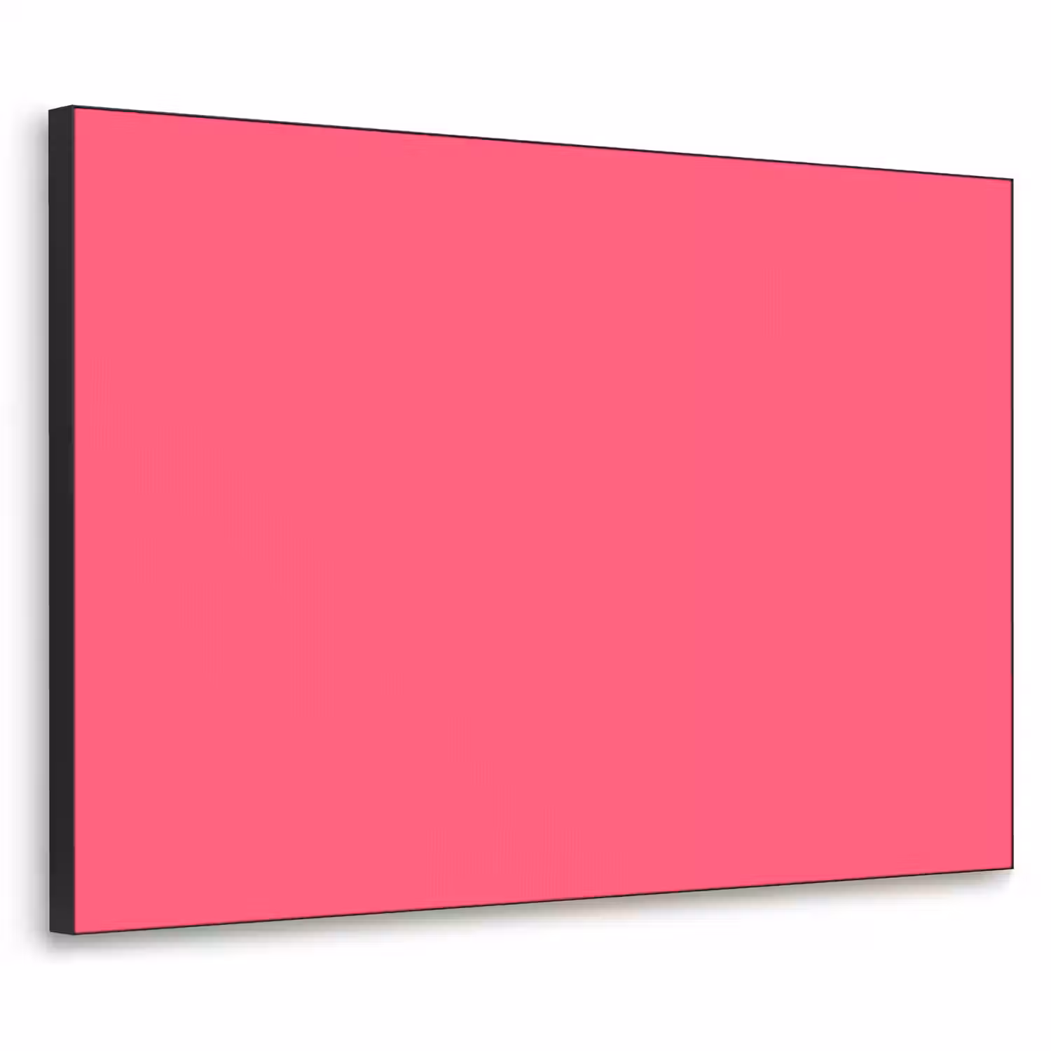 Neon - Flamingo - Roze Textielframe zwart klein 947 -3d
