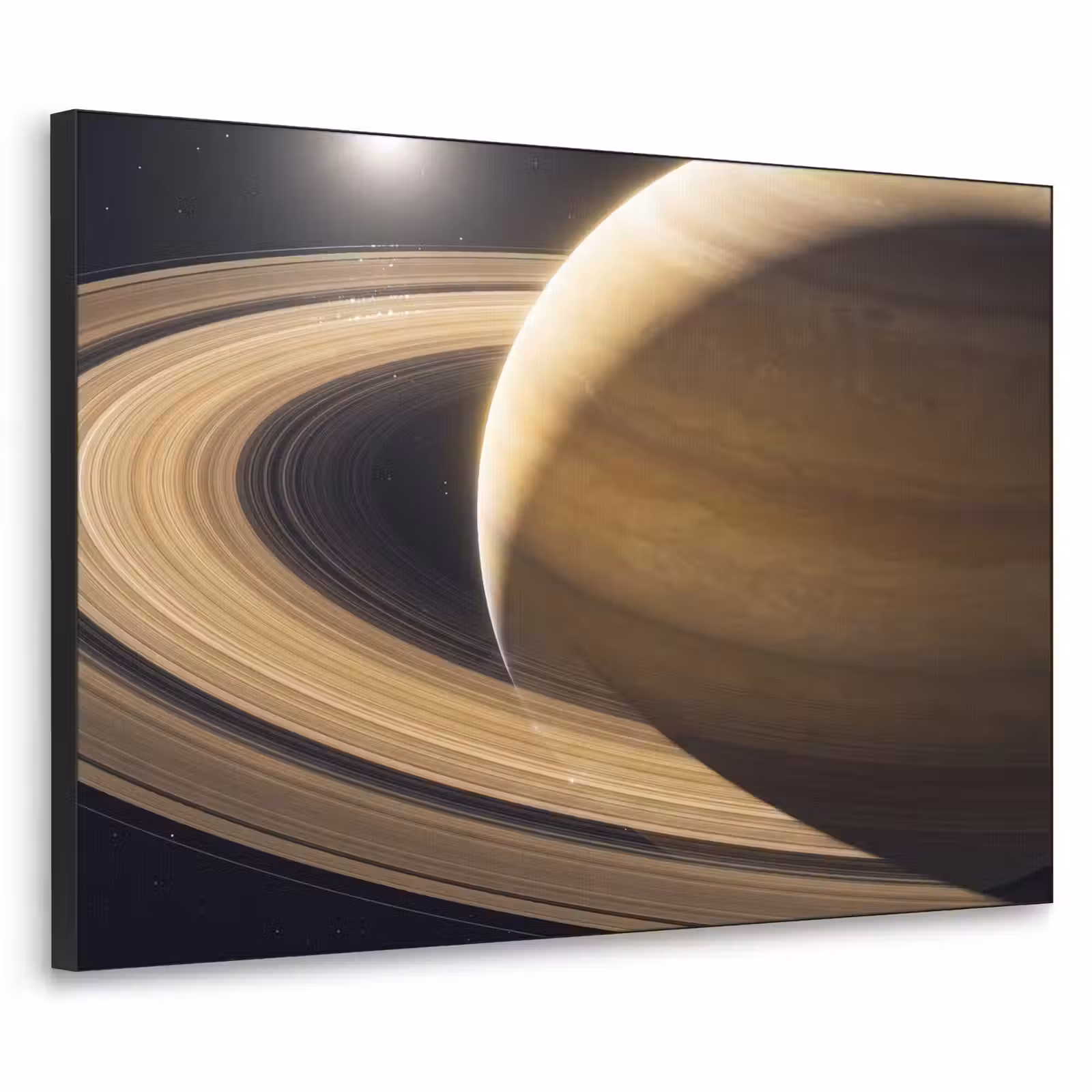 Art Frame - Planet - Rings - Space - Planeet - Ringen - Ruimte Textielframe zwart klein