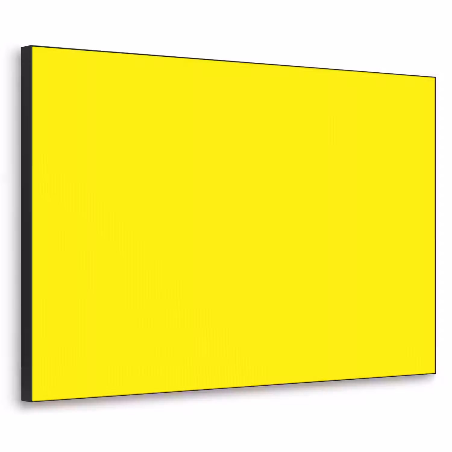 Sunshine - Glow - Geel Textielframe zwart klein 947 -3d