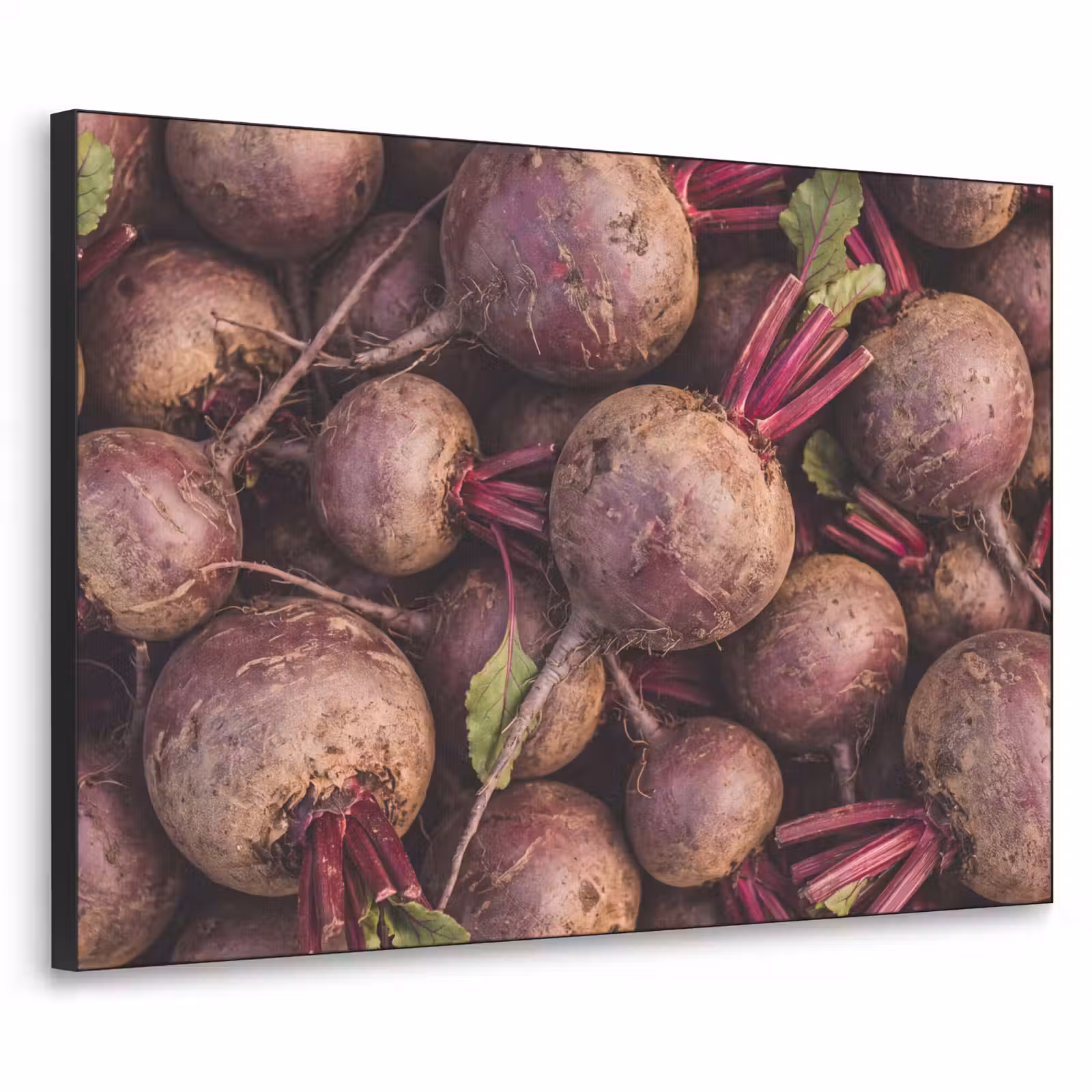 Art Frame - Vegetable - Red - Natural - Groente - Rood - Natuur Textielframe zwart klein