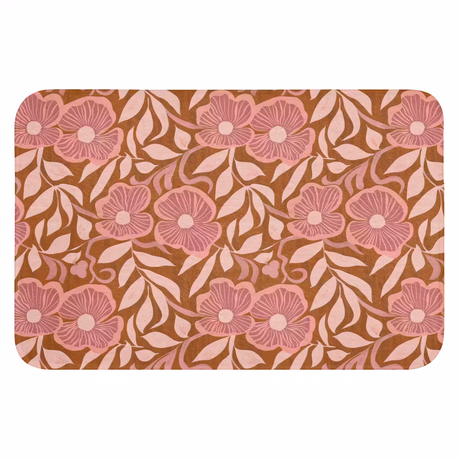 Sfeer - Bloemen - Roze Badmat klein 997 -3d