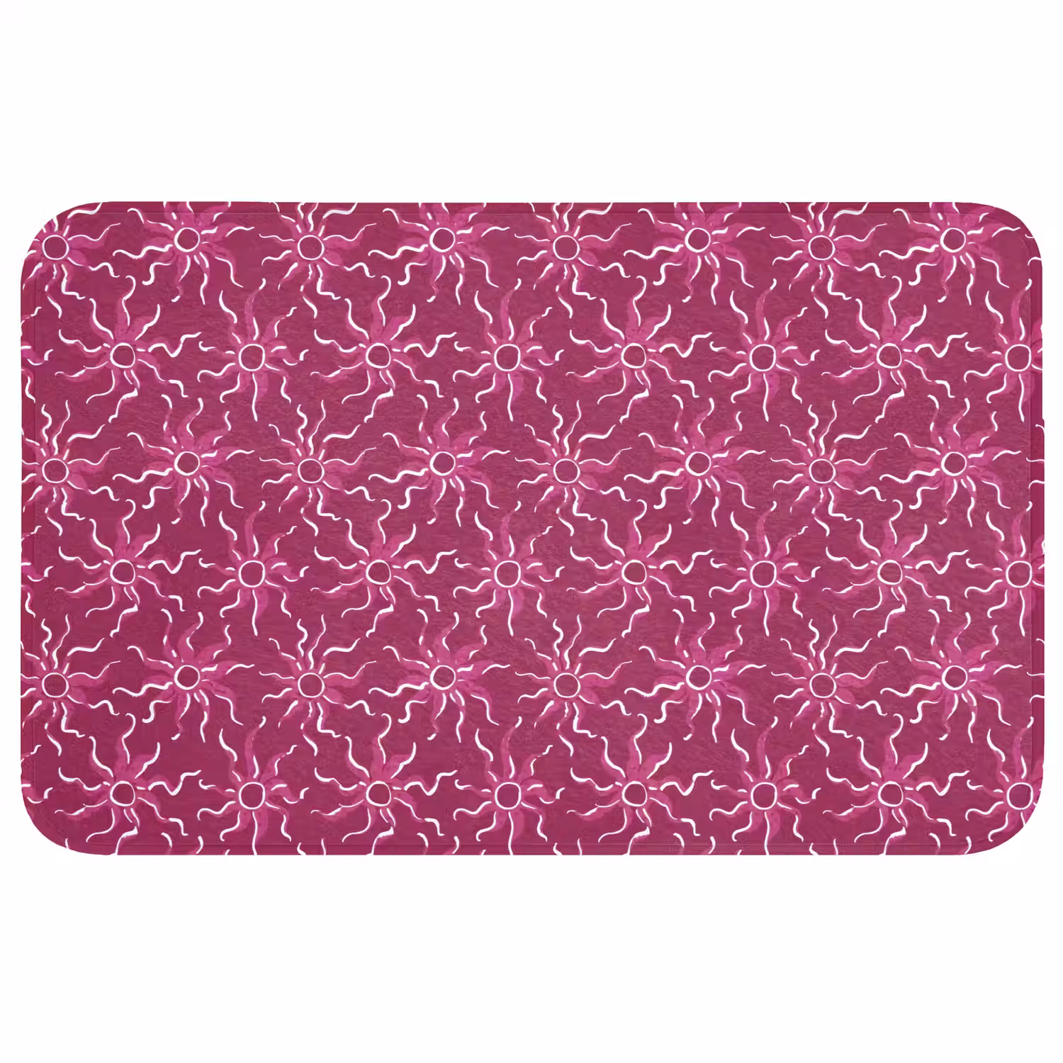 Bohemian - Zon - Magenta Badmat klein 997 -3d