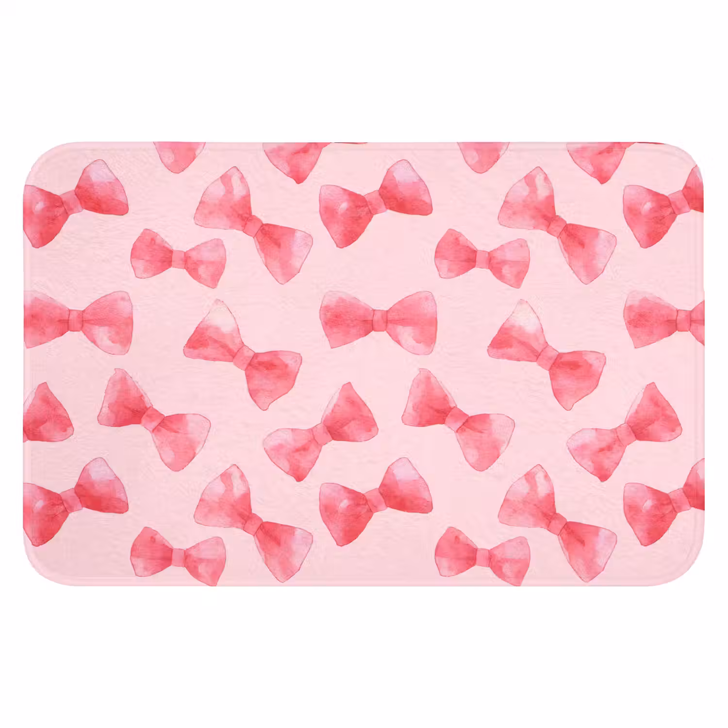 Strikken - Aquarel - Roze Badmat klein 997 -3d