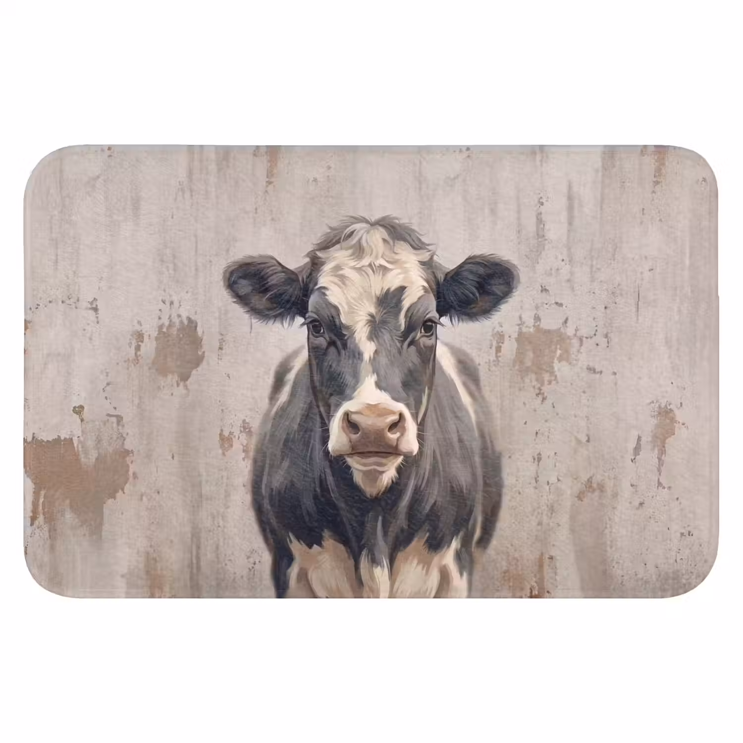 Koe - Portret - Dieren - Modern Badmat klein -3d