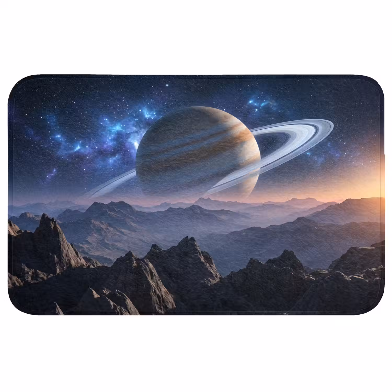 Fantasy - Kosmos - Landschap Badmat middel -3d