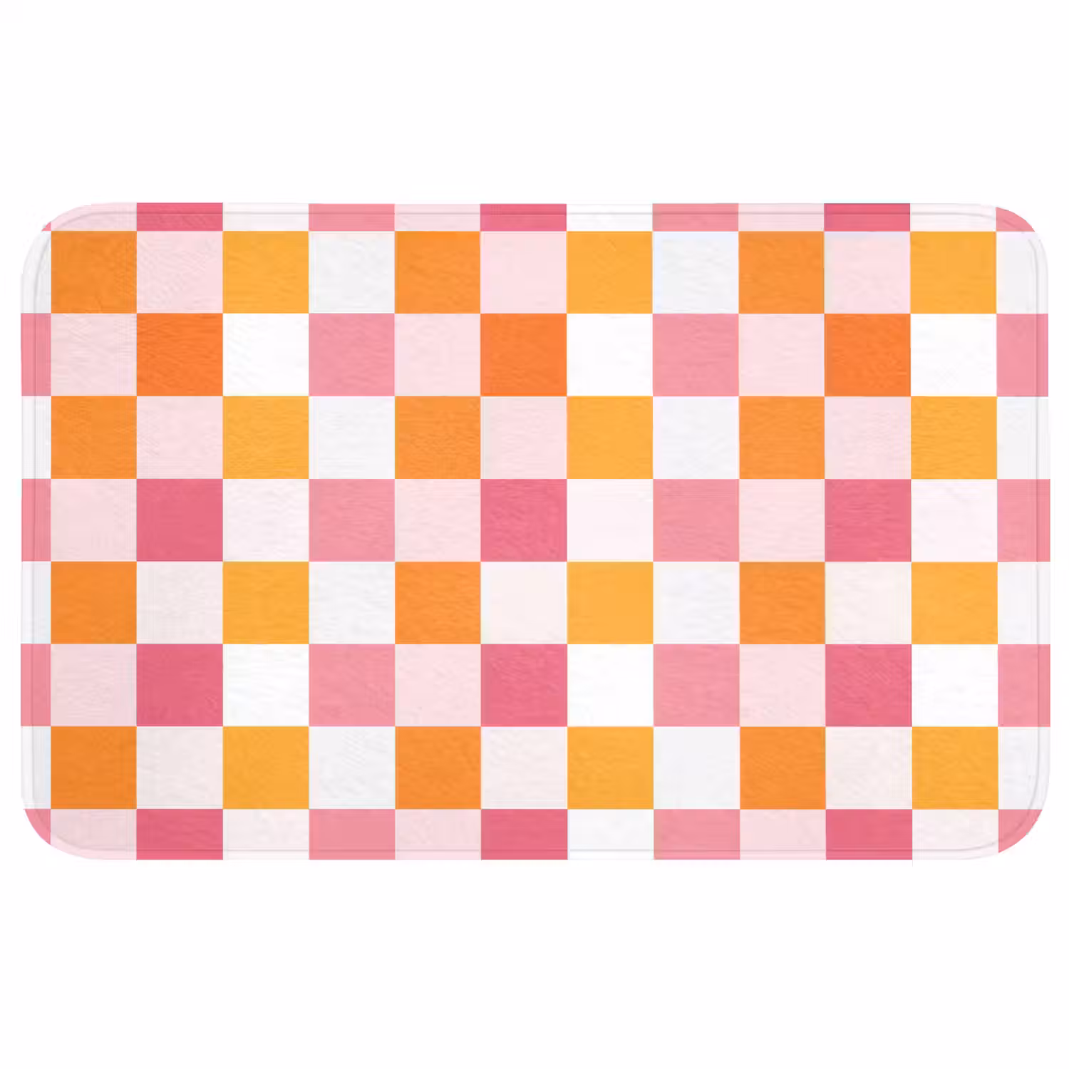 Patroon - Vierkant - Roze Badmat middel 997 -3d