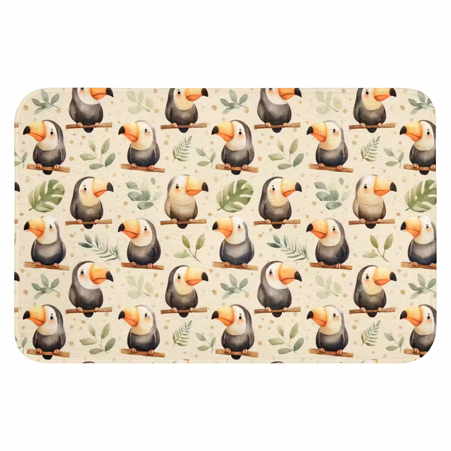 Toekans - Exotisch - Kleurrijk Badmat klein 997 -3d