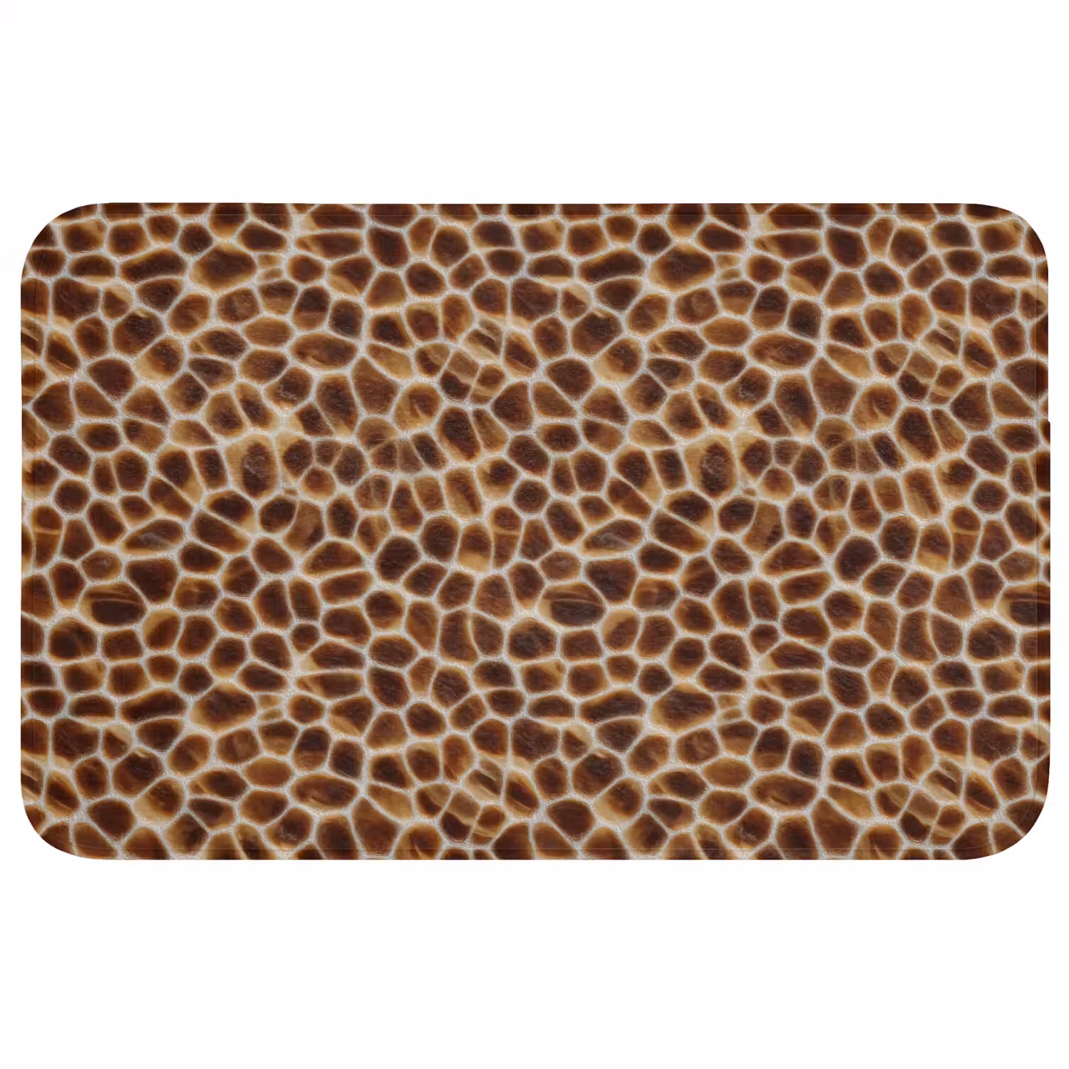 Schildpad - Patroon - Bruin Badmat middel 997 -3d