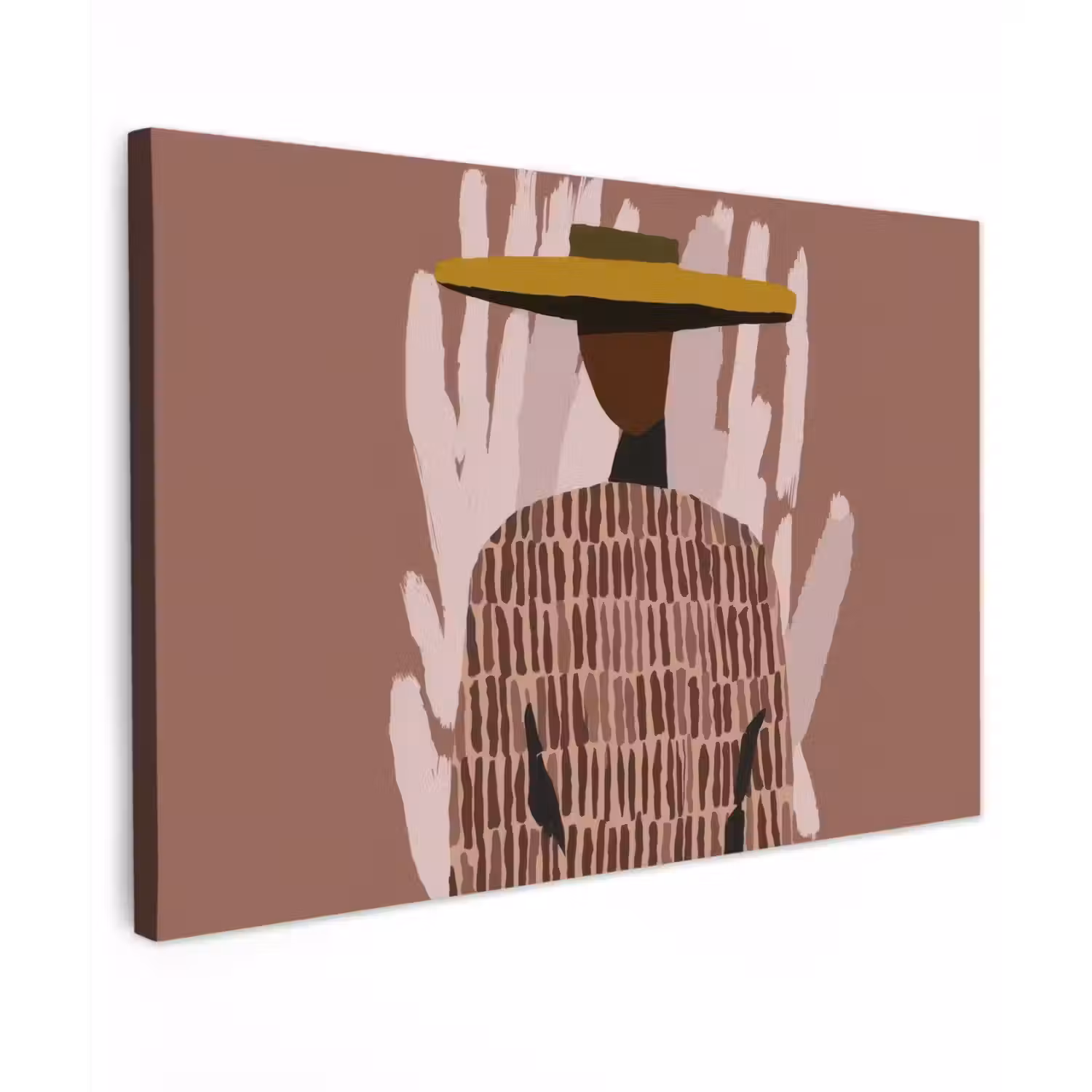 Abstract - Figuur - Illustratie - Hoed canvas 2cm klein -z3d