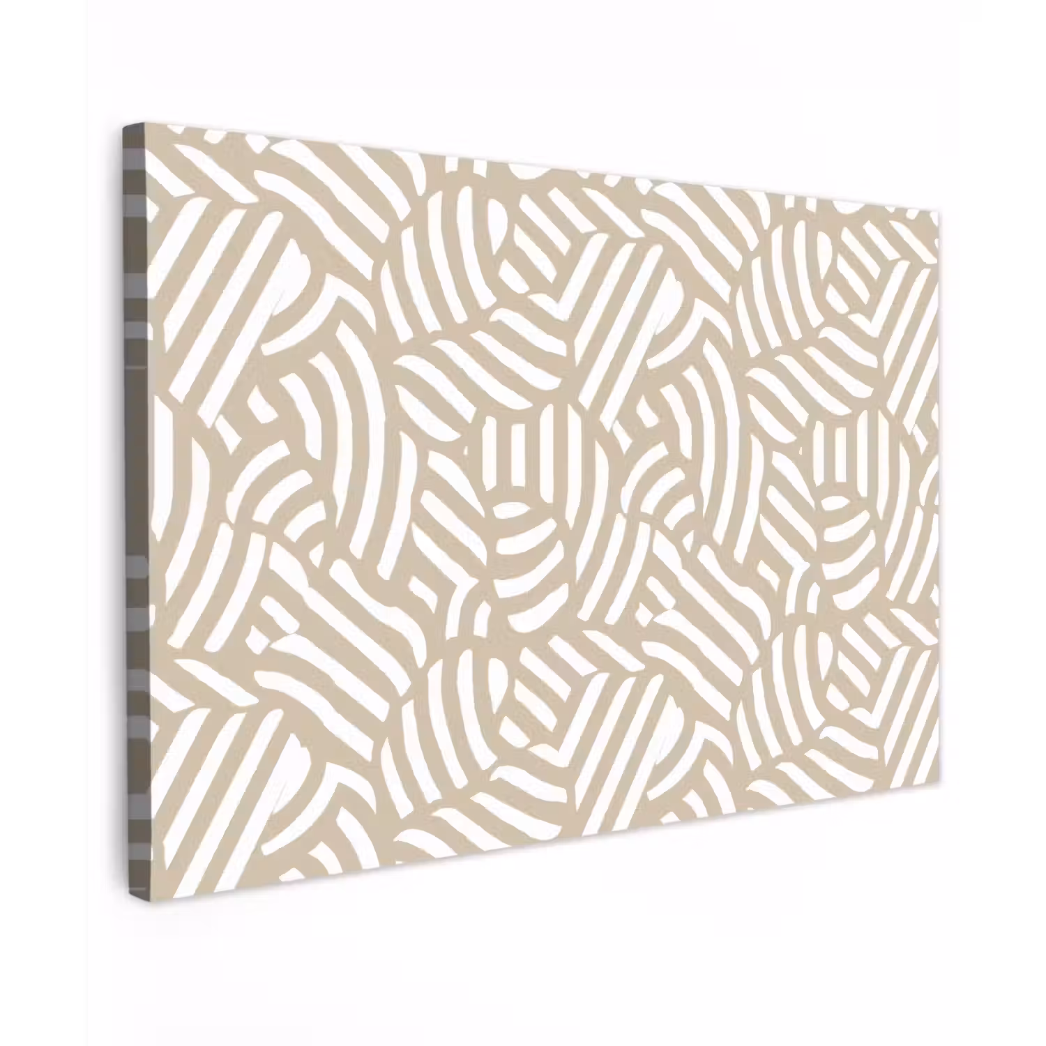 Abstract - Modern - Beige canvas 2cm klein 34 -z3d