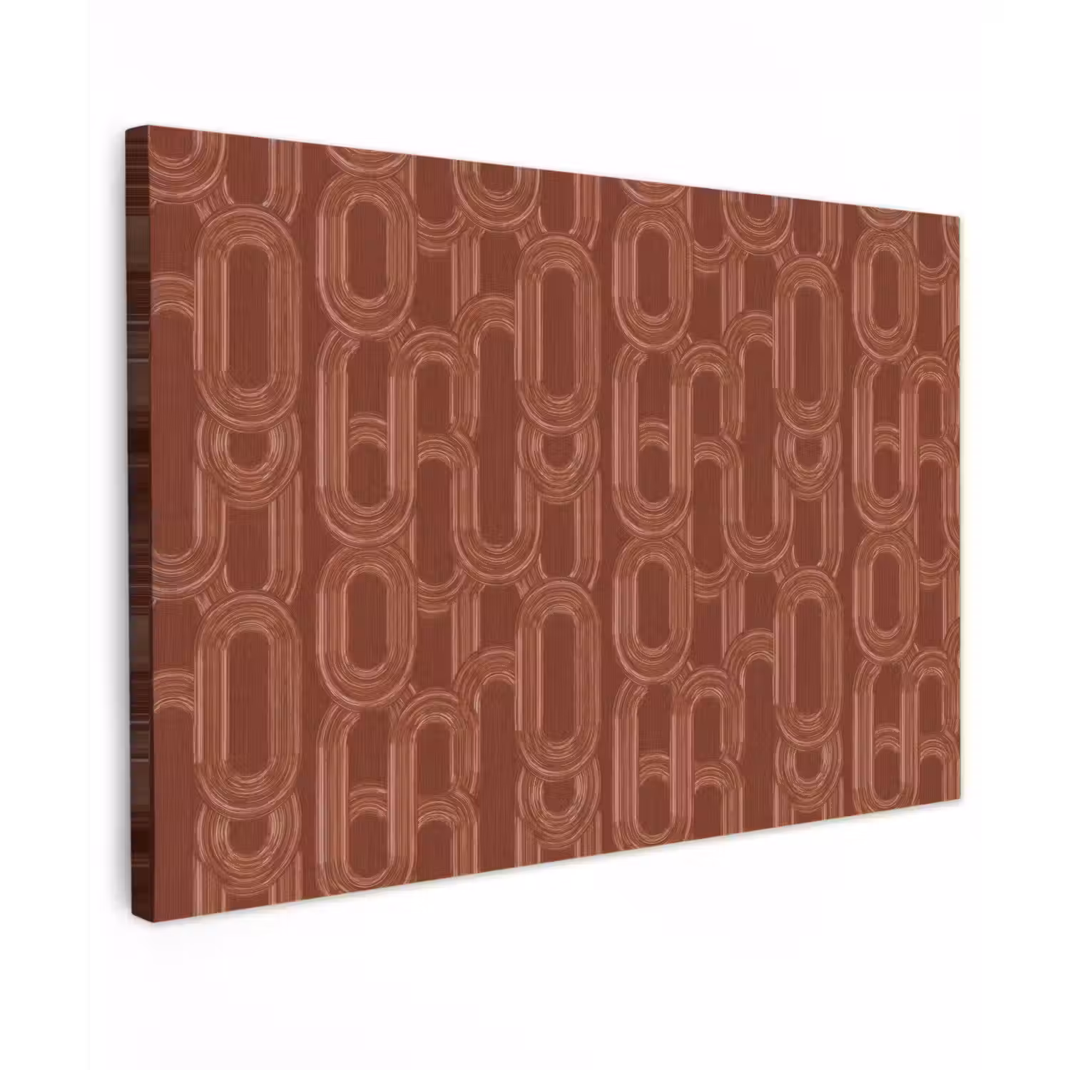 Abstract - Textuur - Bruin canvas 2cm klein 34 -z3d