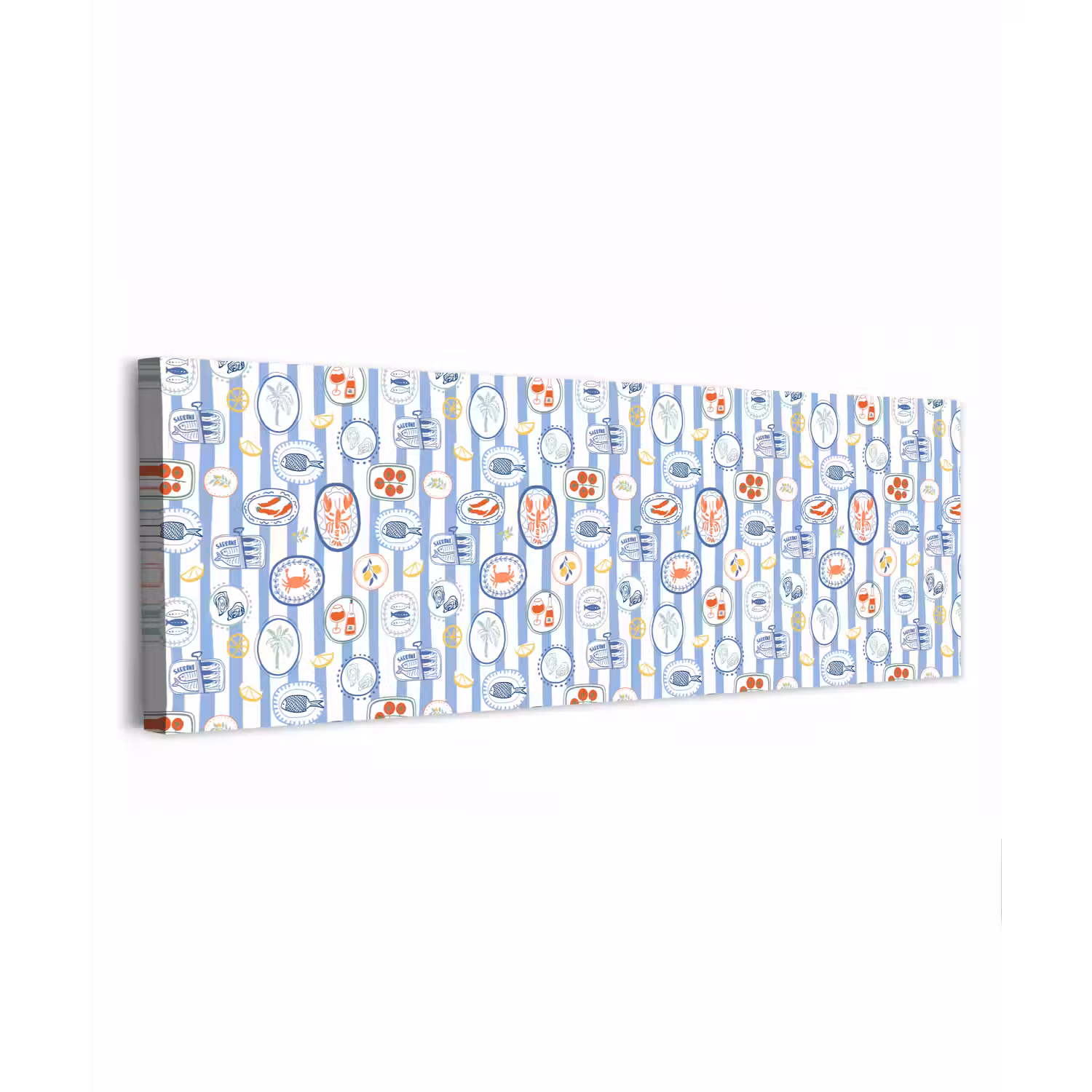 Zee - Sfeer - Kreeft - Oester canvas 2cm klein 828 -z3d