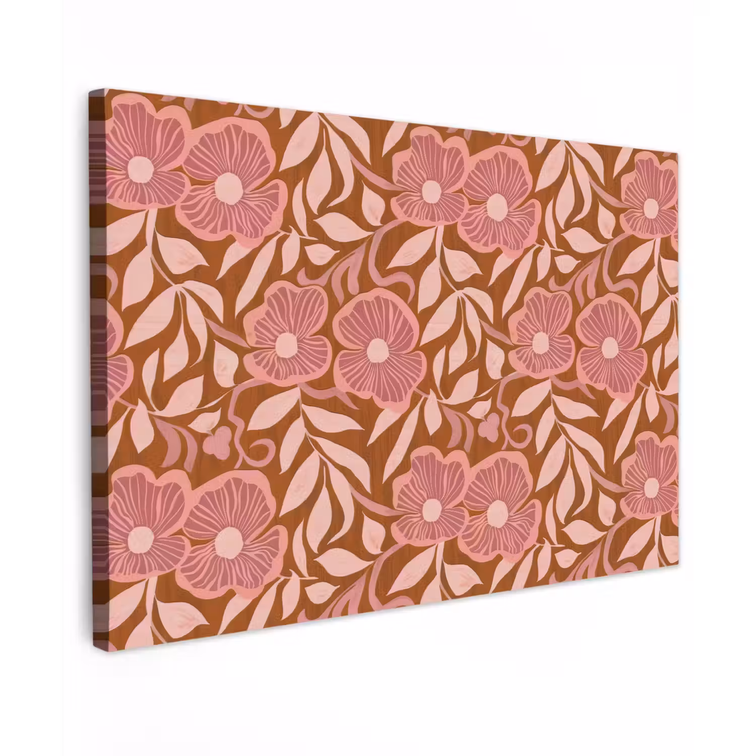 Sfeer - Bloemen - Roze canvas 2cm klein 34 -z3d