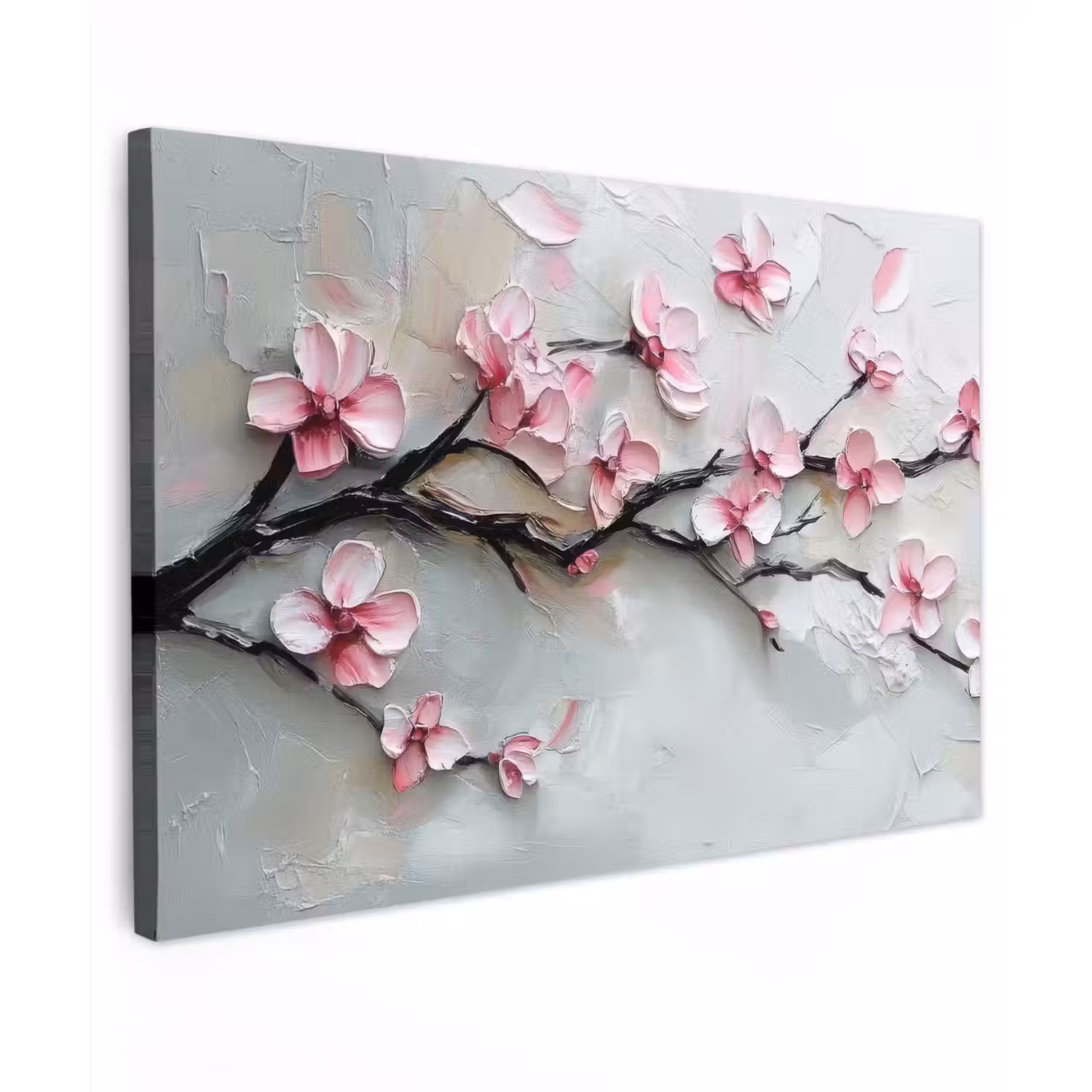 Bloesem - Kunstzinnig - Roze - Sakura canvas 2cm klein -z3d