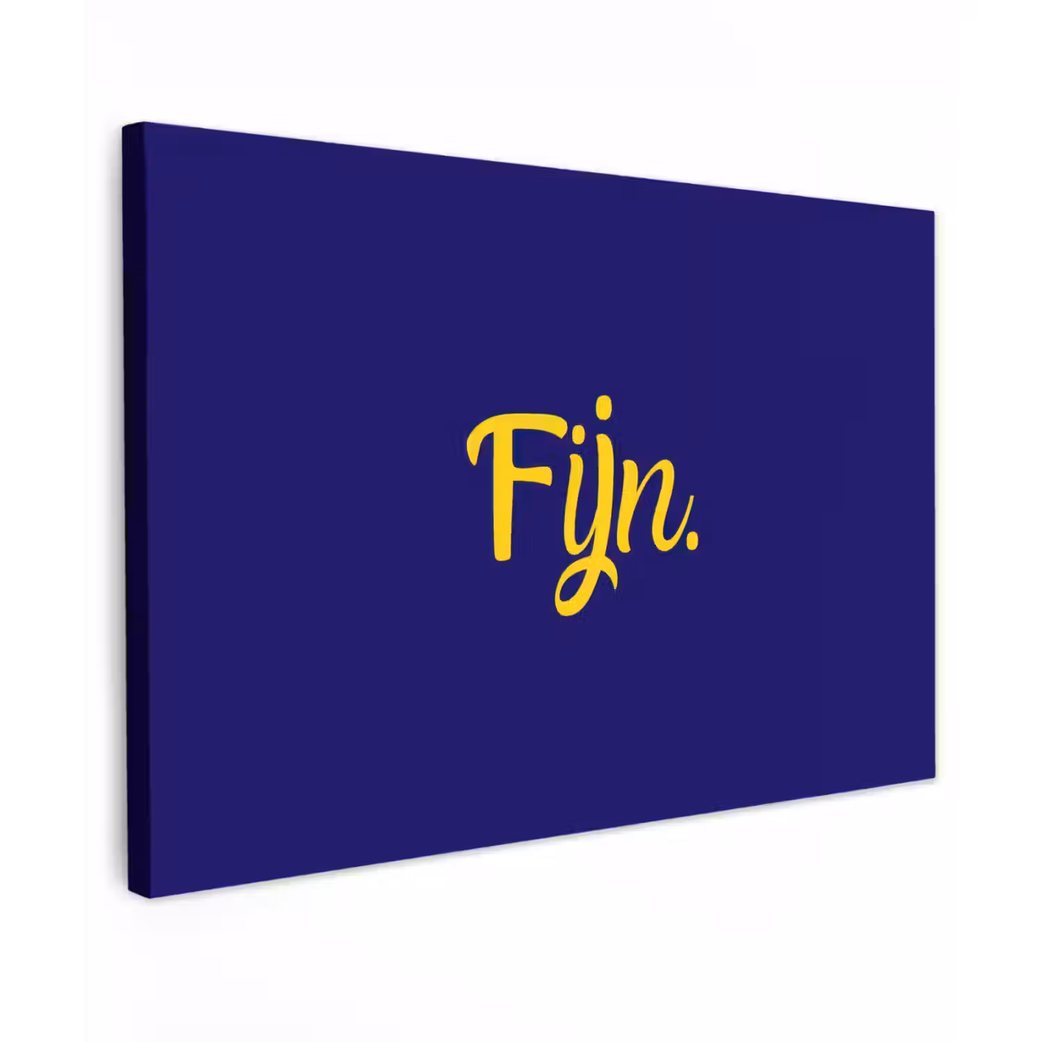 Blauw - Geel - Fijn canvas 2cm klein -z3d
