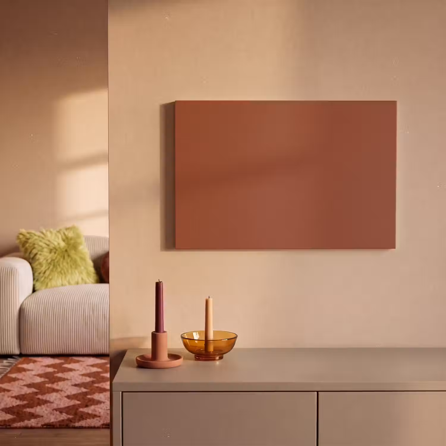 Burnt - Mahogany - Terracotta canvas 2cm klein 34 -sfeer1