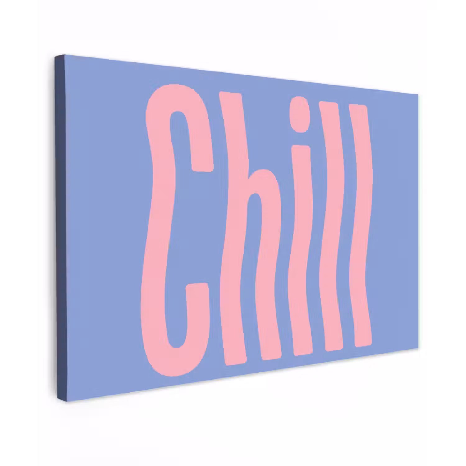 Chill - Roze - Blauw - Golvend canvas 2cm klein -z3d