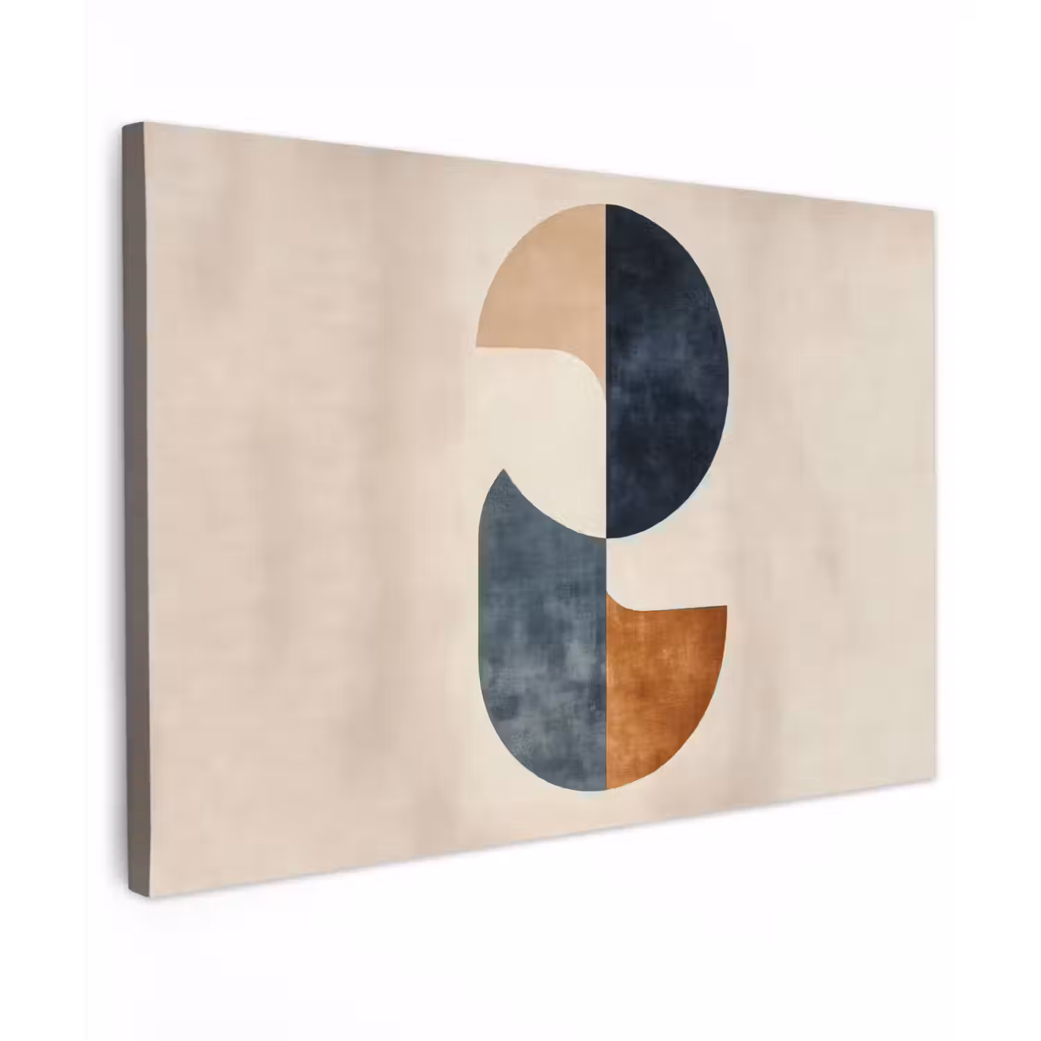 Cirkels - Abstract - Kleurrijk canvas 2cm klein -z3d