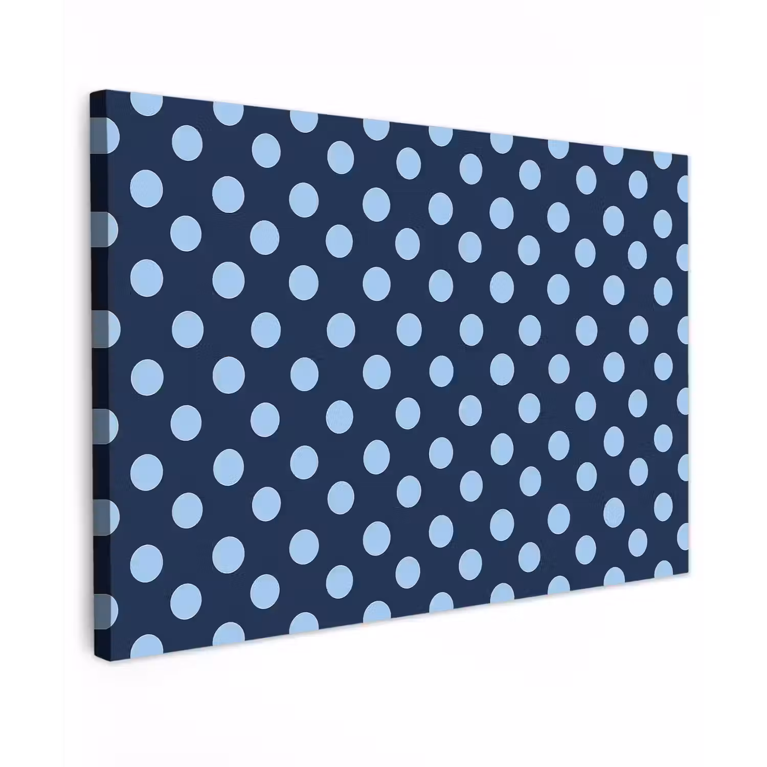 Klassiek - Dots - Blauw canvas 2cm klein 34 -z3d