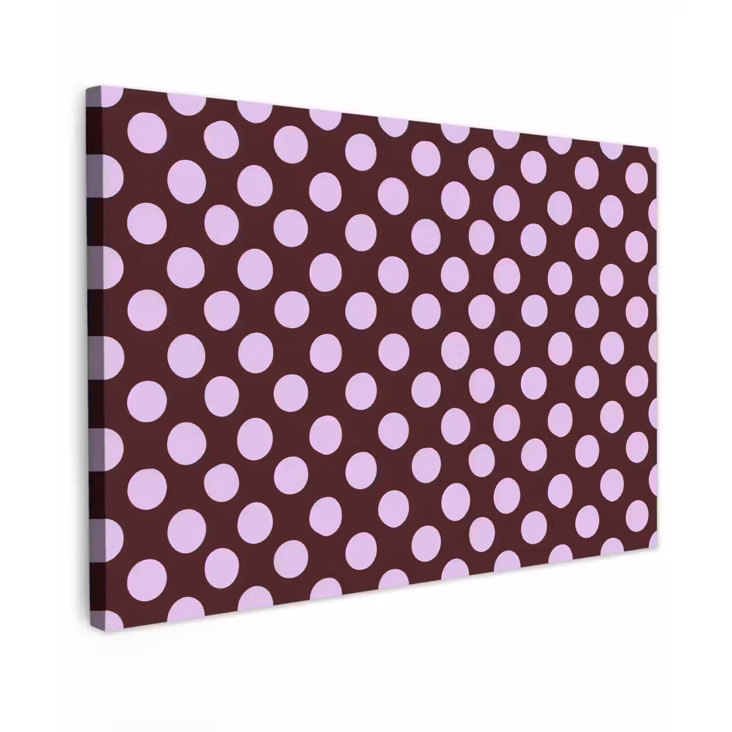Klassiek - Stippen - Paars canvas 2cm klein 34 -z3d