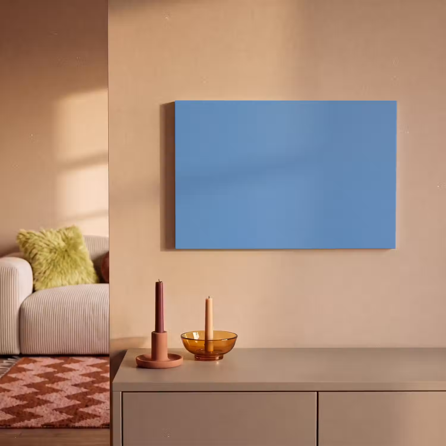 Cornflower - Blue - Blauw canvas 2cm klein 34 -sfeer1