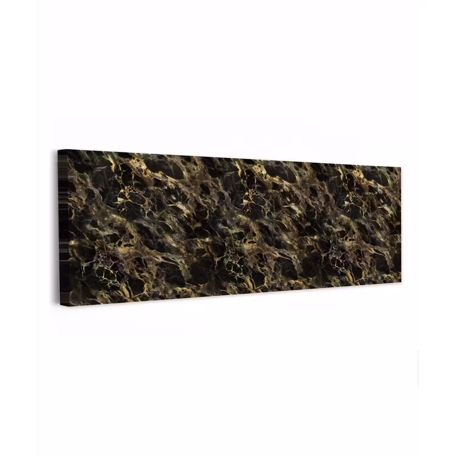 Kristal - Goud - Zwart - Marmer canvas 2cm klein 828 -z3d