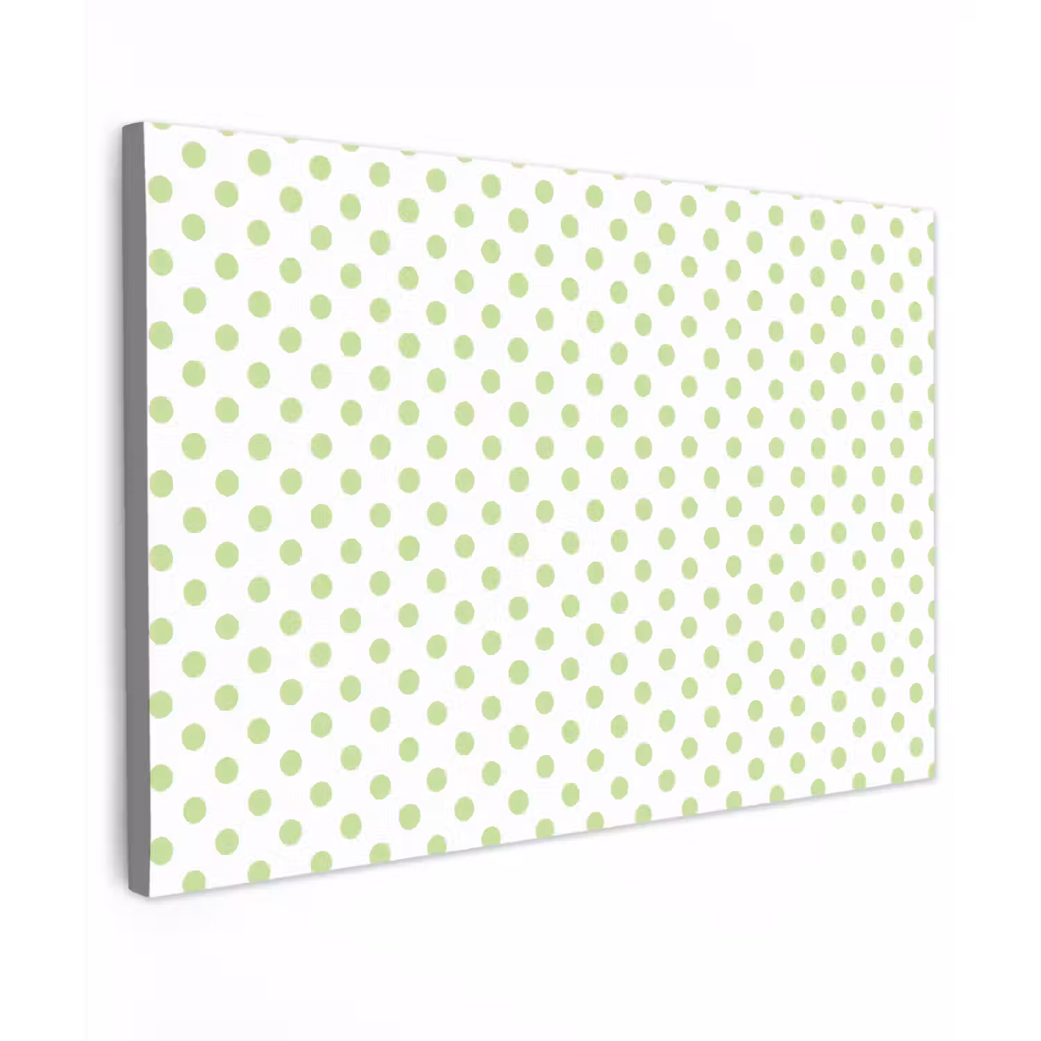 Dots - Klassiek - Groen canvas 2cm klein 34 -z3d