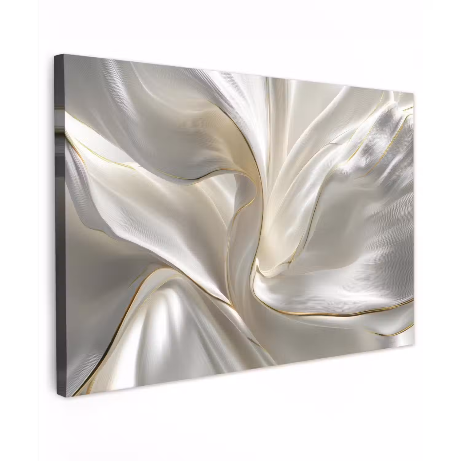 Stof - Plooien - Goud canvas 2cm klein -z3d