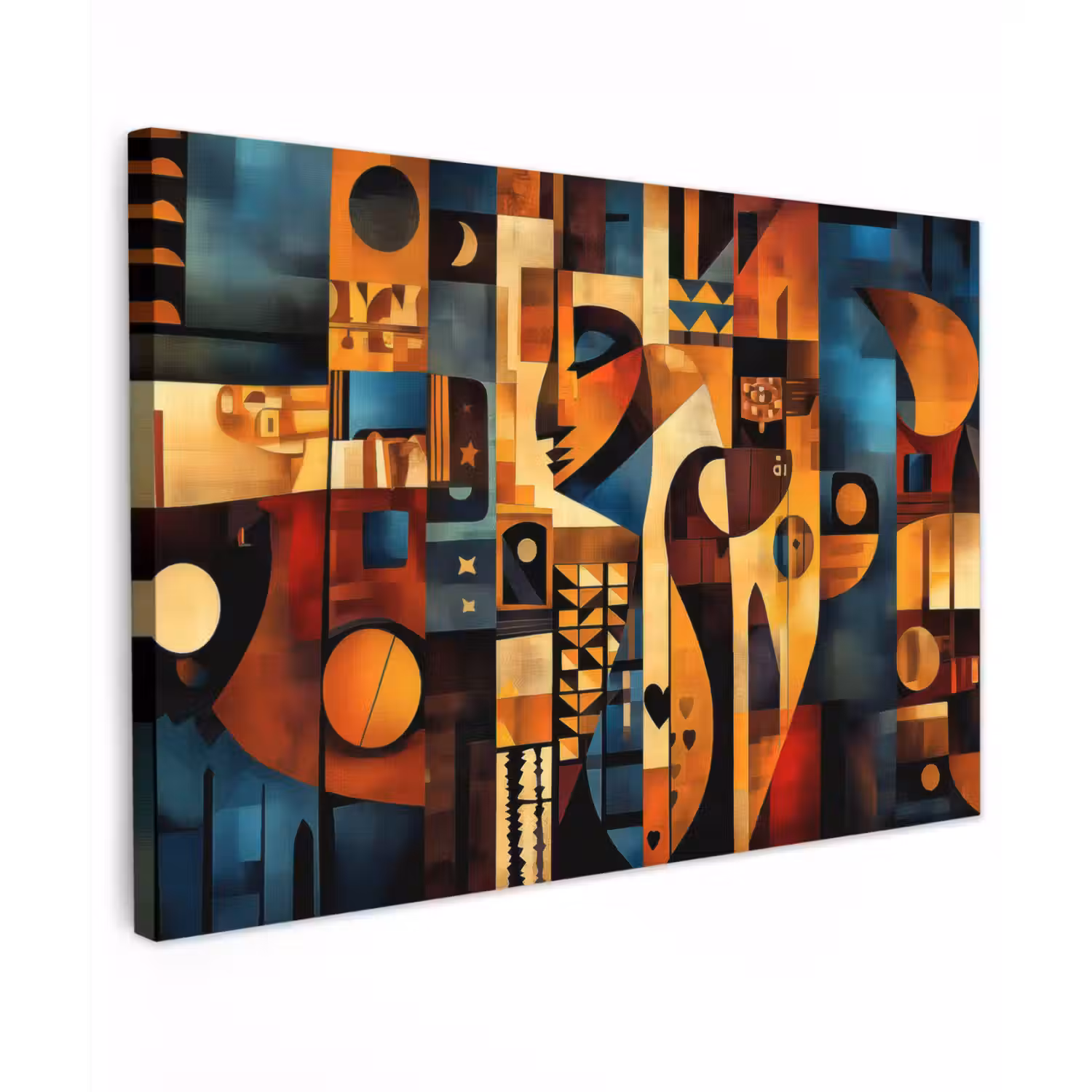 Figuren - Abstract - Symbolen canvas 2cm klein -z3d