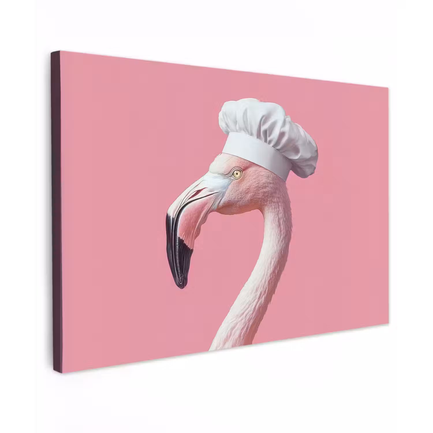 Flamingo - Roze - Koksmuts - Vogel canvas 2cm klein -z3d