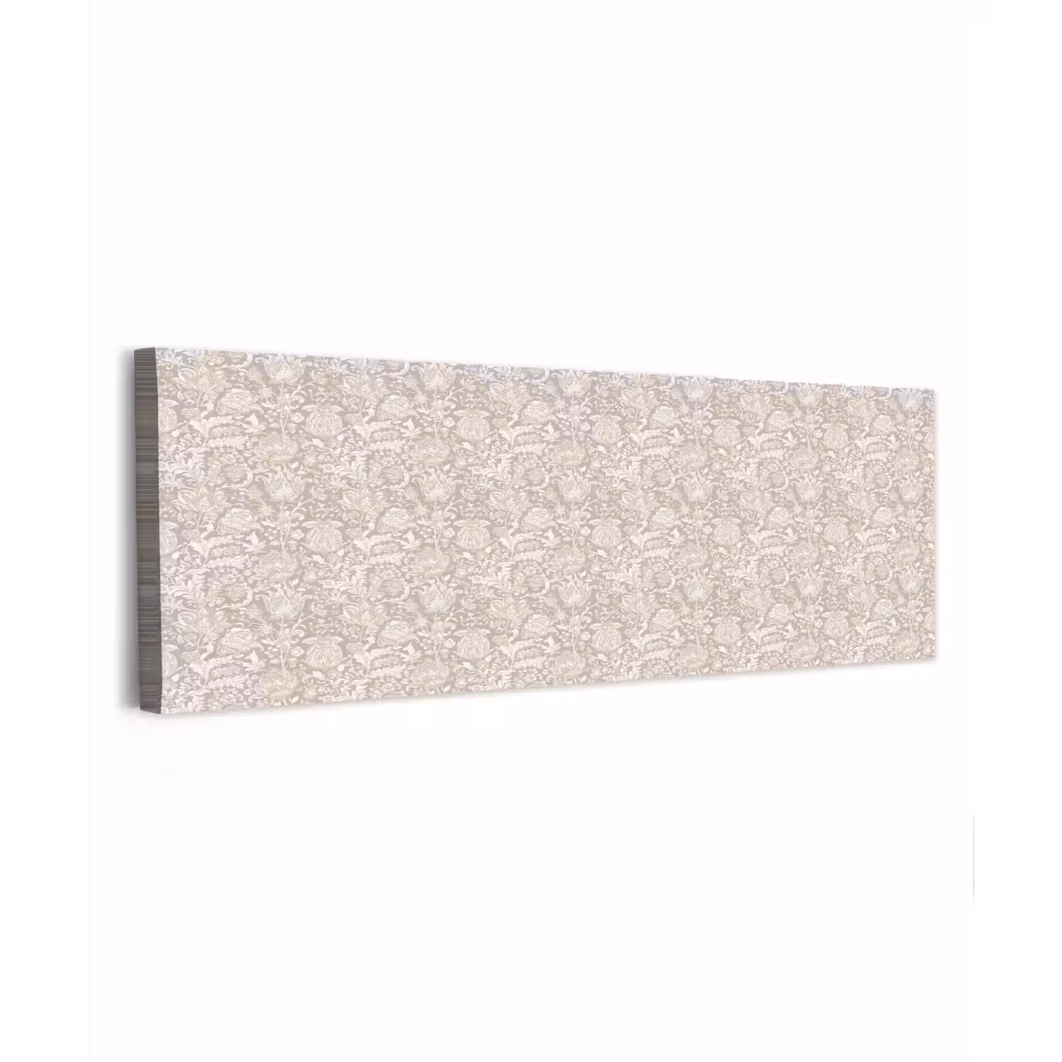 Bloemenprint - Grijs - Crème canvas 2cm klein 828 -z3d
