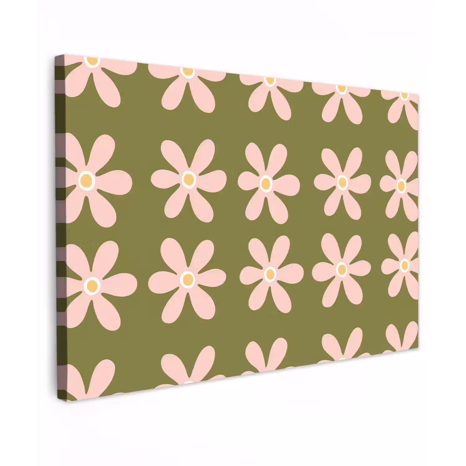 Bloem - Modern - Groen canvas 2cm klein 34 -z3d