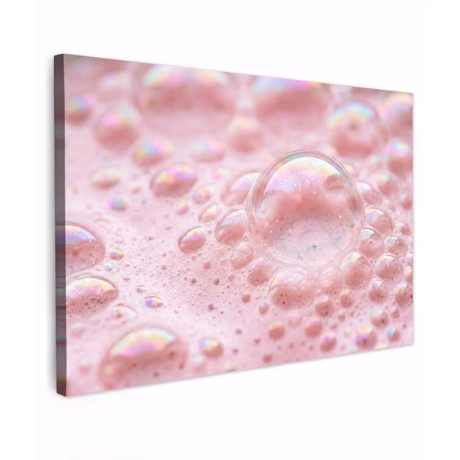 Schuim - Structuur - Roze canvas 2cm klein -z3d