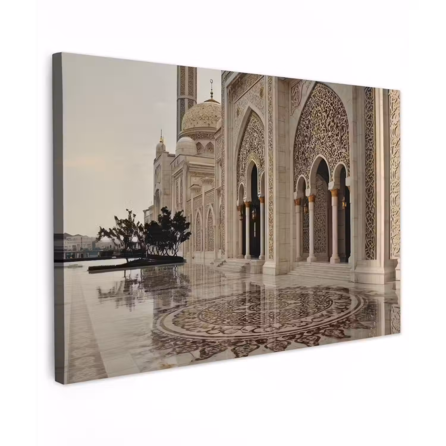 Gouden details - Marmer - Grote bogen canvas 2cm klein -z3d
