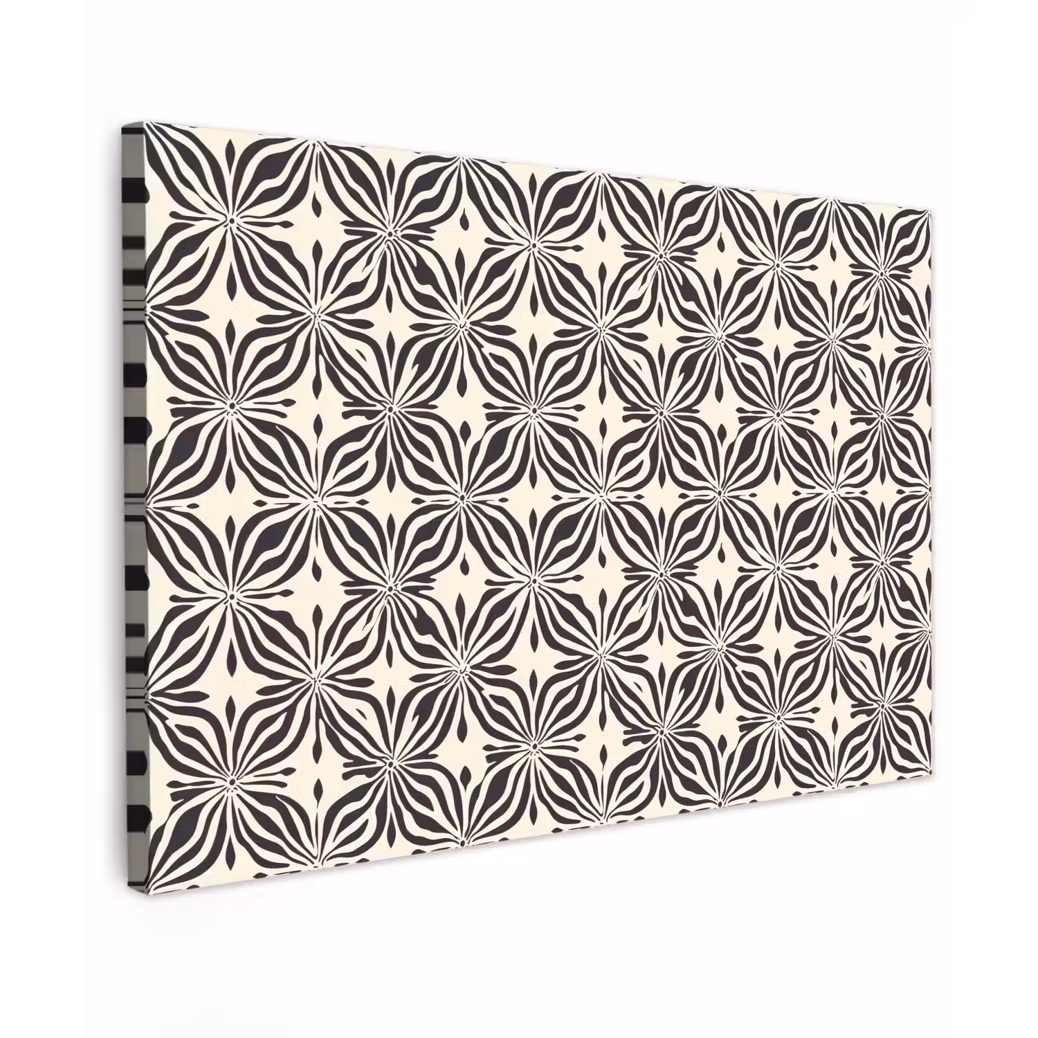 Grafisch - Patroon - Zwart canvas 2cm klein 34 -z3d