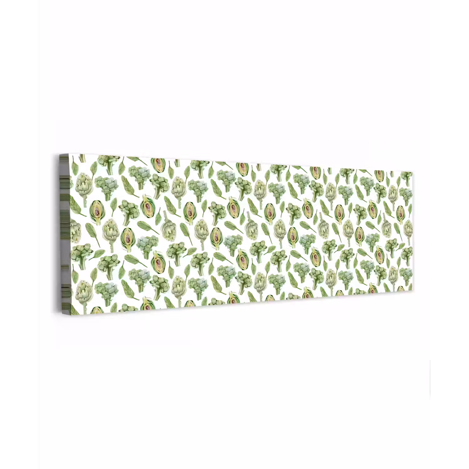 Groene - Groente - Broccoli - Artisjokken canvas 2cm klein 828 -z3d