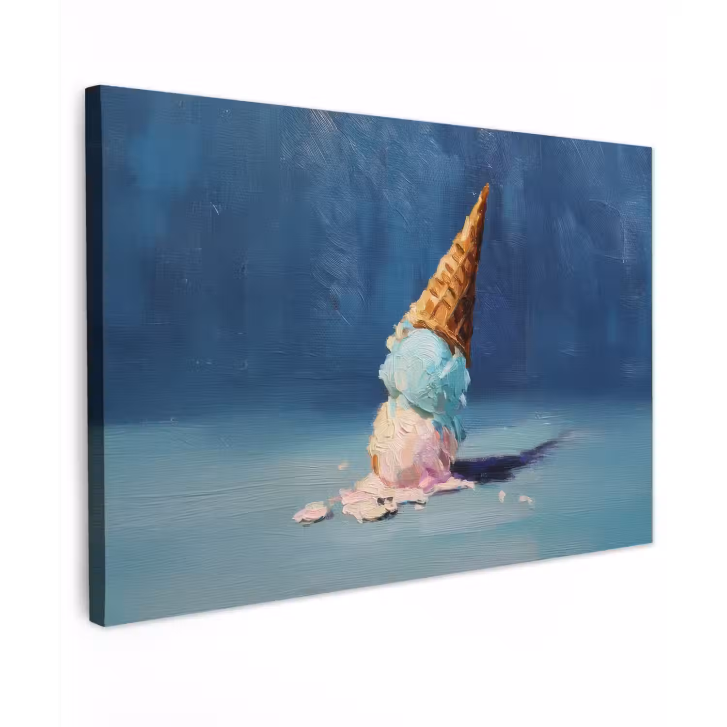 Ijshoorn - Bolletjes - Smelt - Roze canvas 2cm klein -z3d