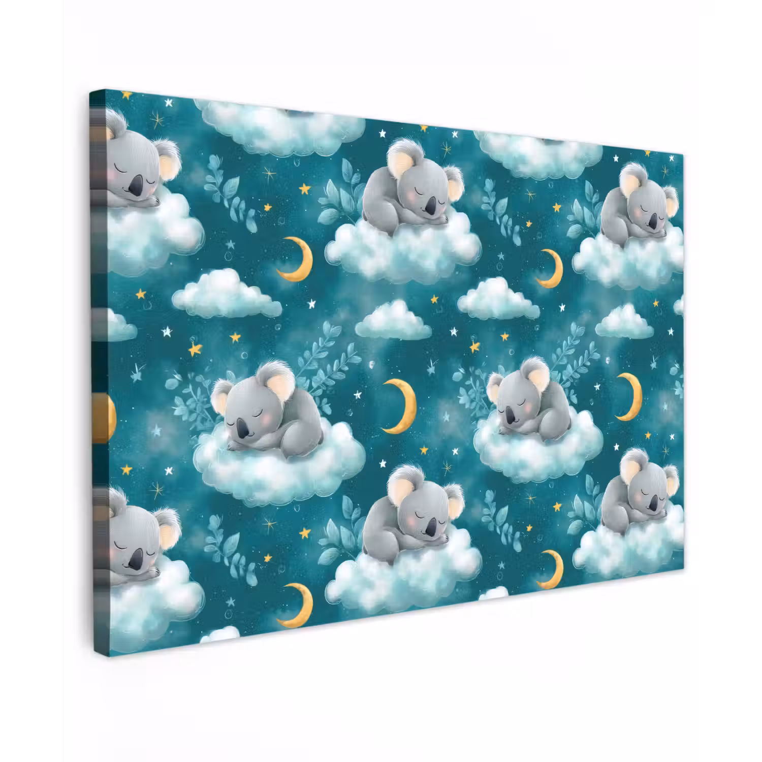 Koala's - Betoverend - Blauw canvas 2cm klein 34 -z3d