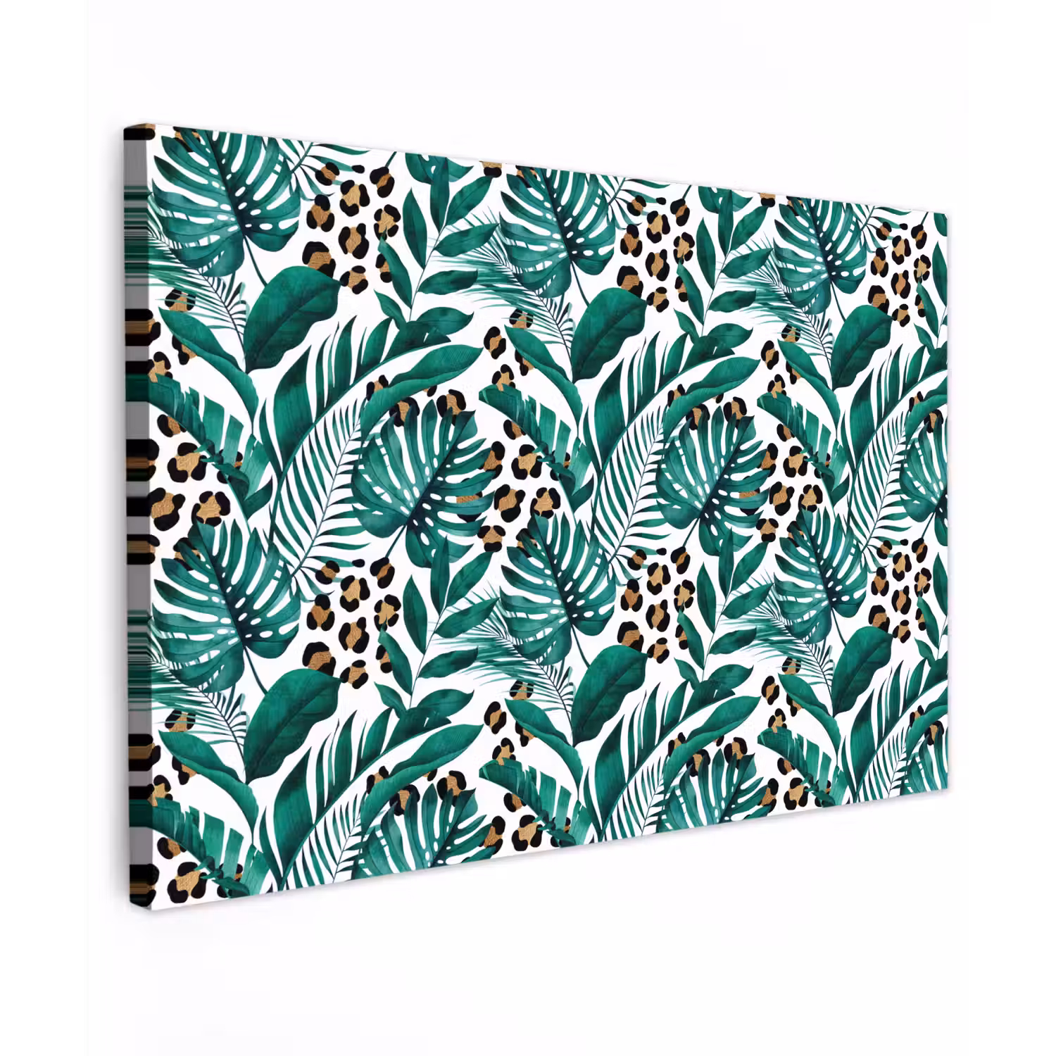 Bladeren - Tropisch - Jungle canvas 2cm klein -z3d