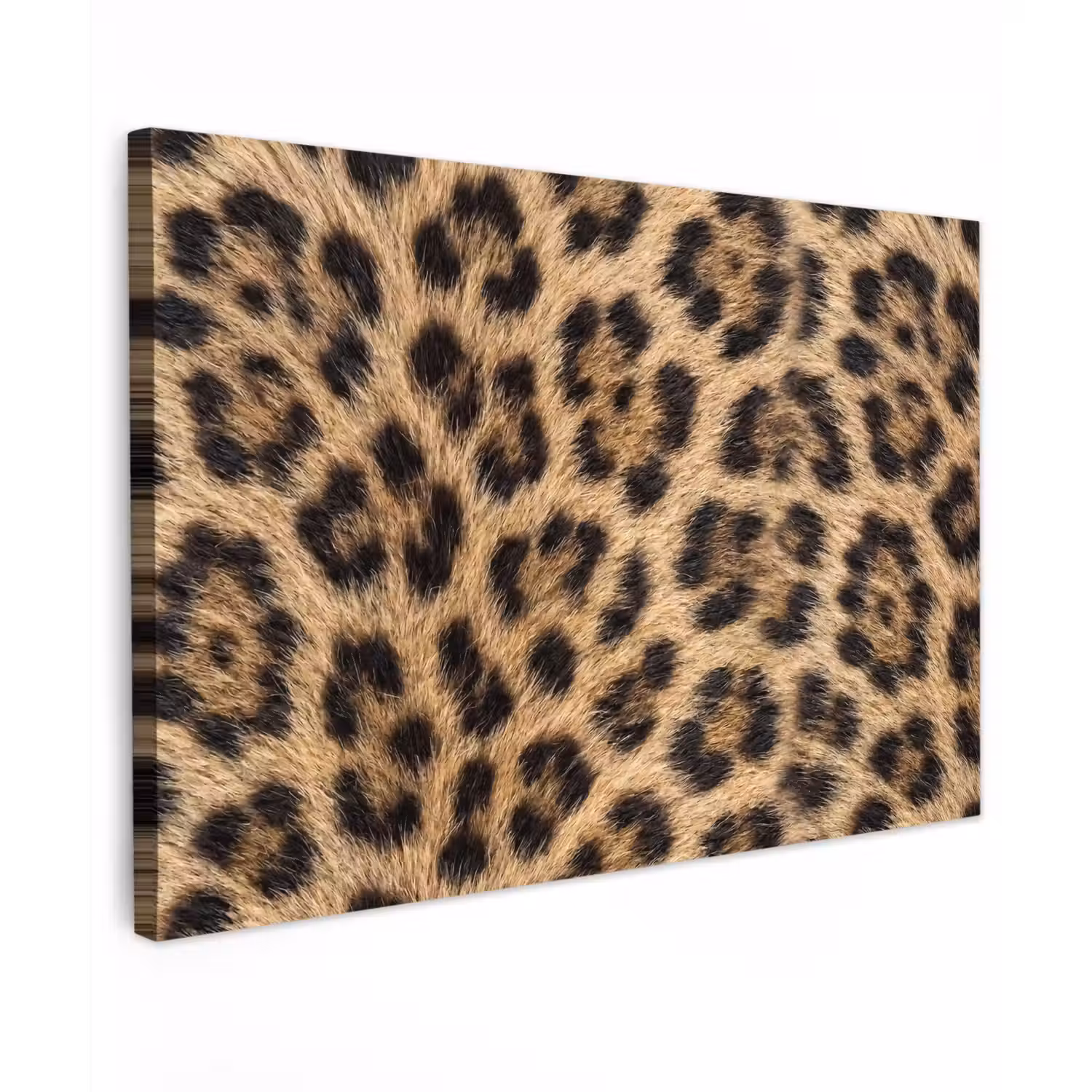 Luipaard - Vacht - Klassiek - Bruin canvas 2cm klein -z3d