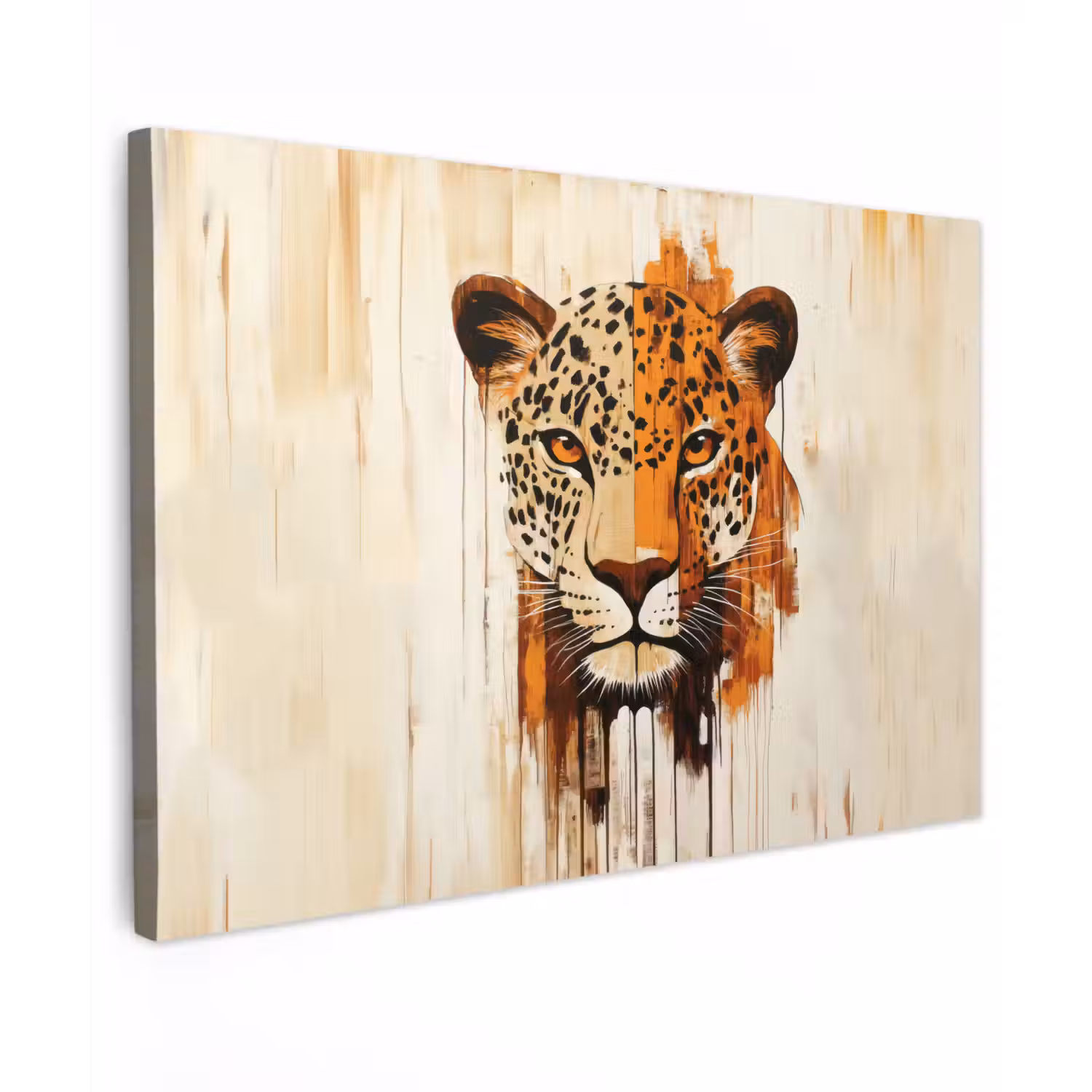Luipaard - Symmetrisch - Strepen canvas 2cm klein -z3d