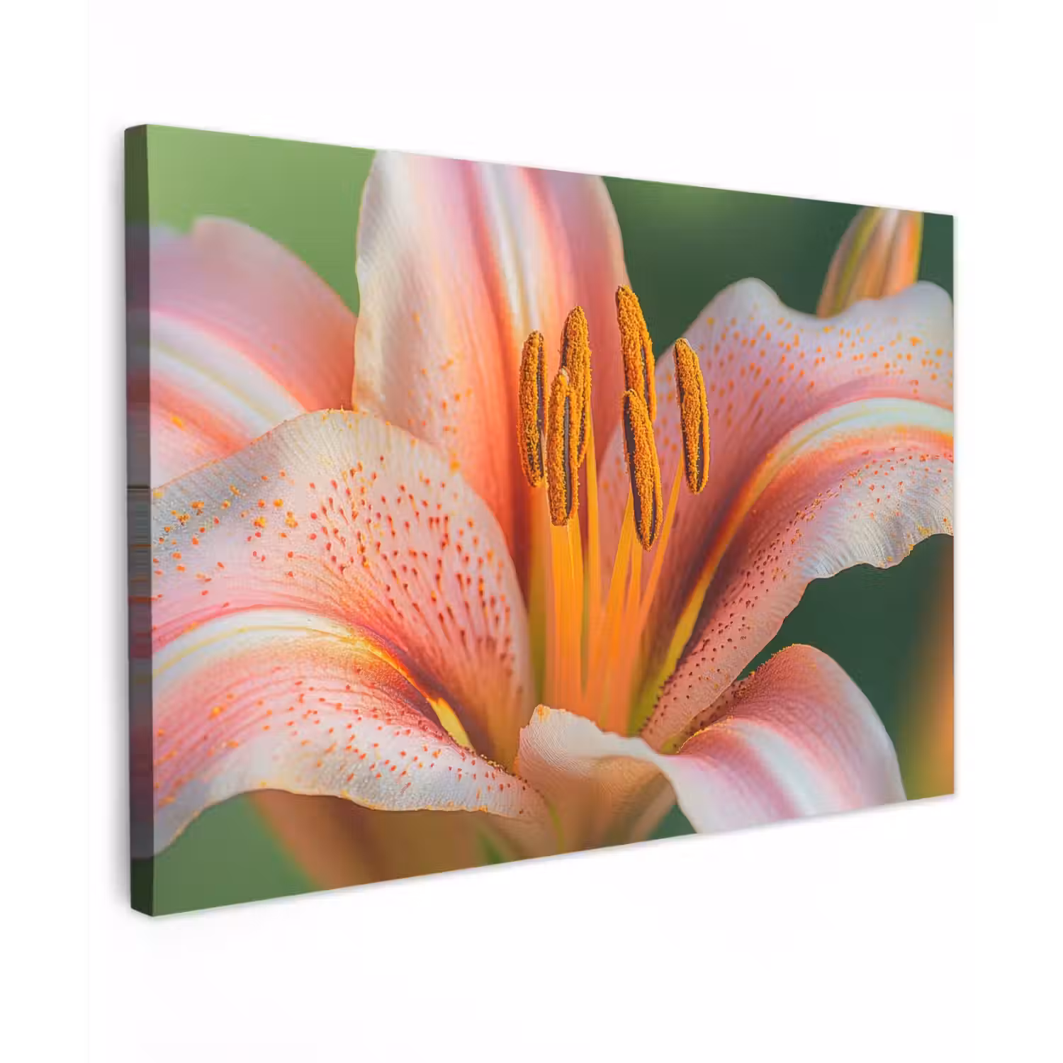 Lelie - Close up - Lichtroze canvas 2cm klein -z3d