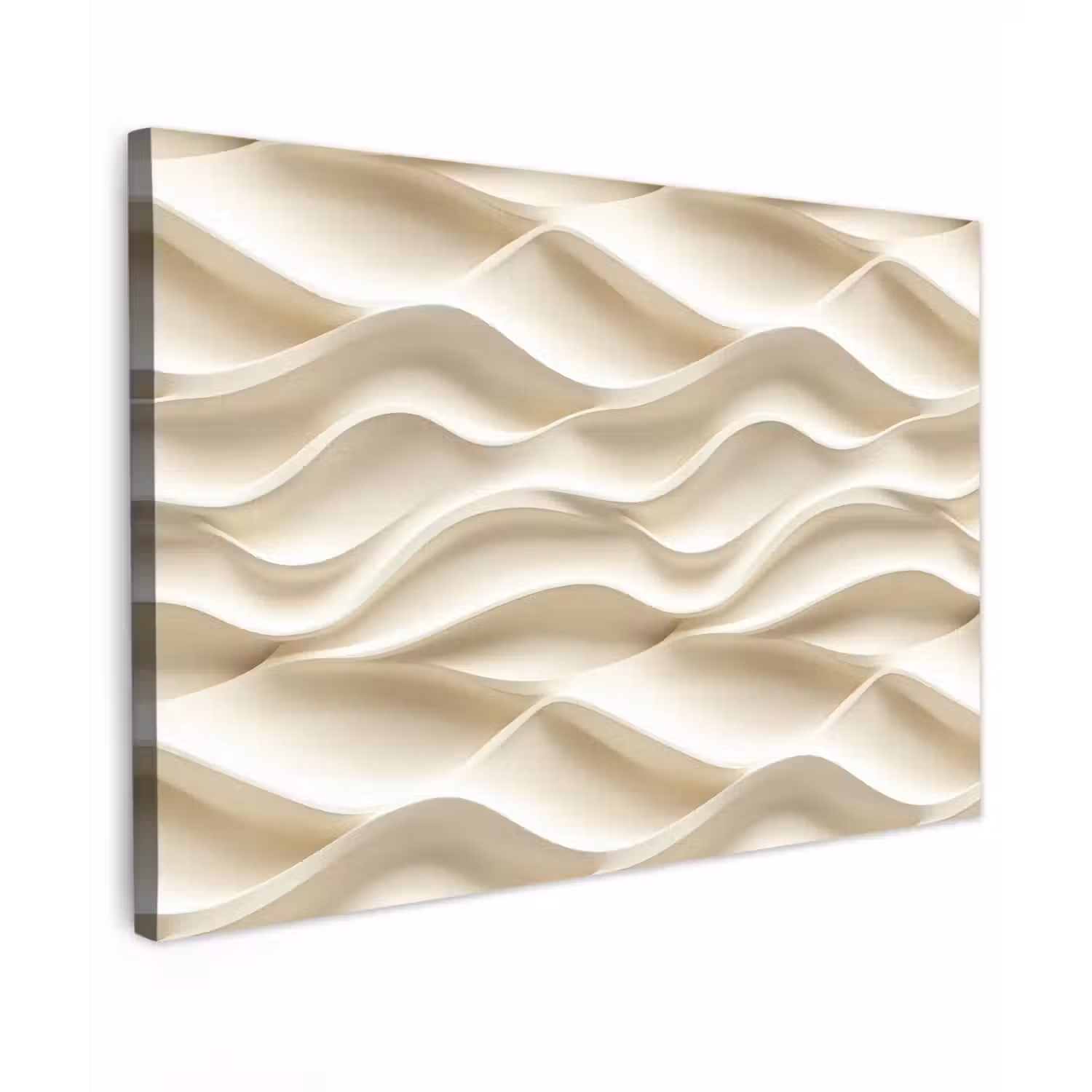 Lijnen - Golvend - Crème canvas 2cm klein 34 -z3d