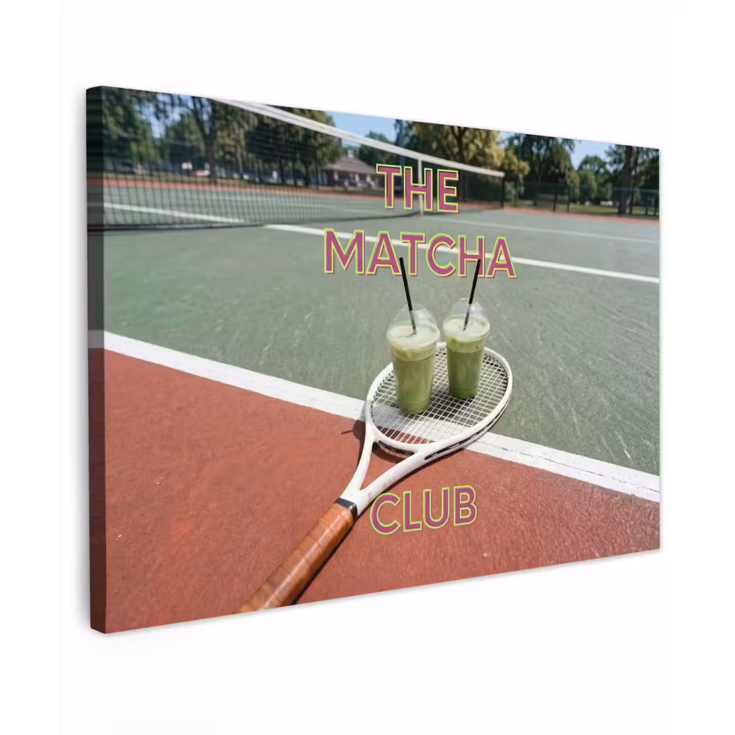 Matcha Club - Tennis - Matcha canvas 2cm klein -z3d