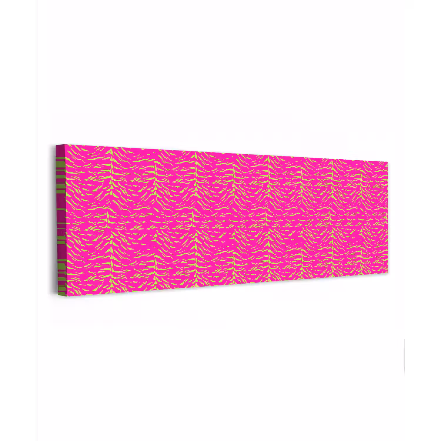 Neon - Groen - Roze - Tijger canvas 2cm klein 828 -z3d