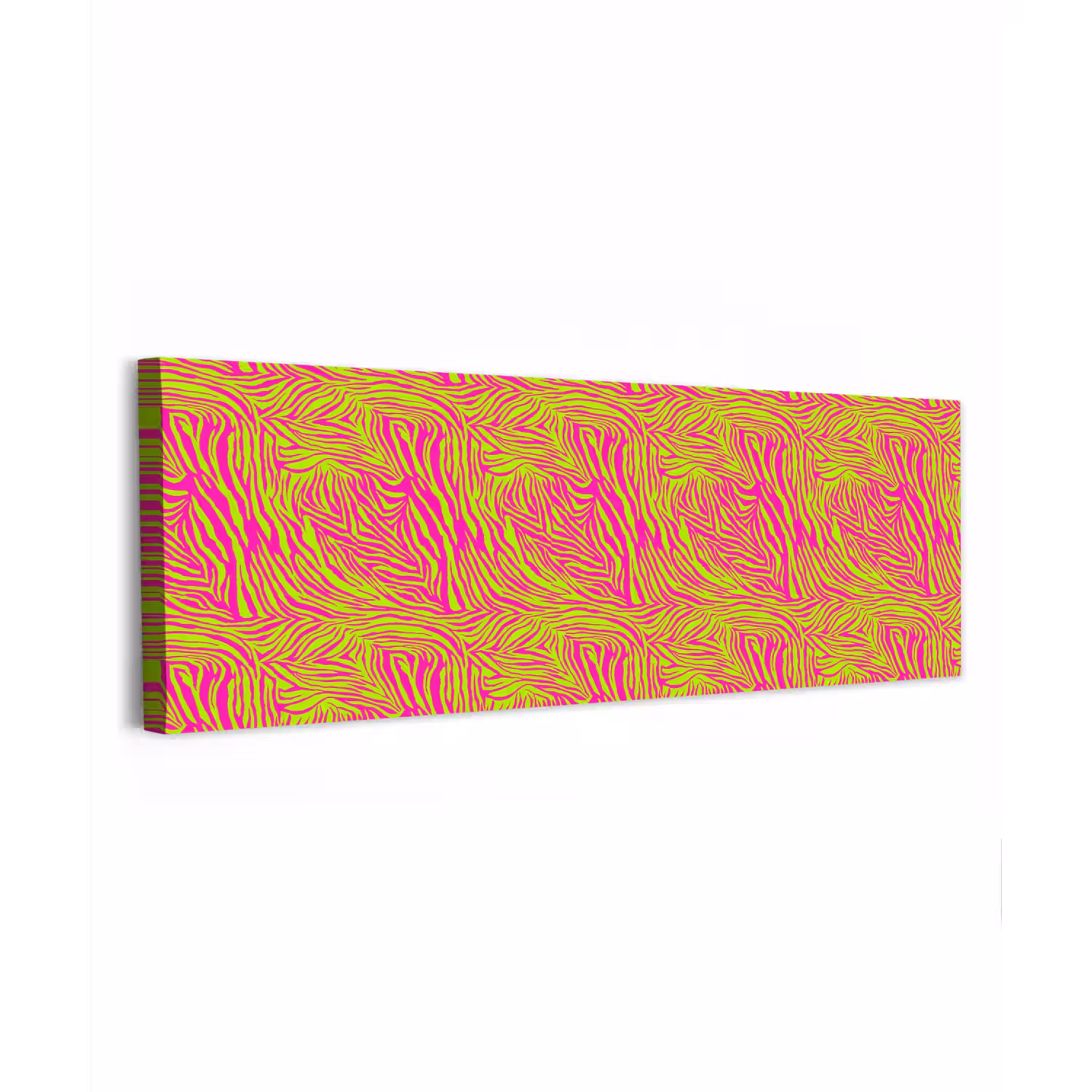 Neon - Zebra - Roze - Groen canvas 2cm klein 828 -z3d