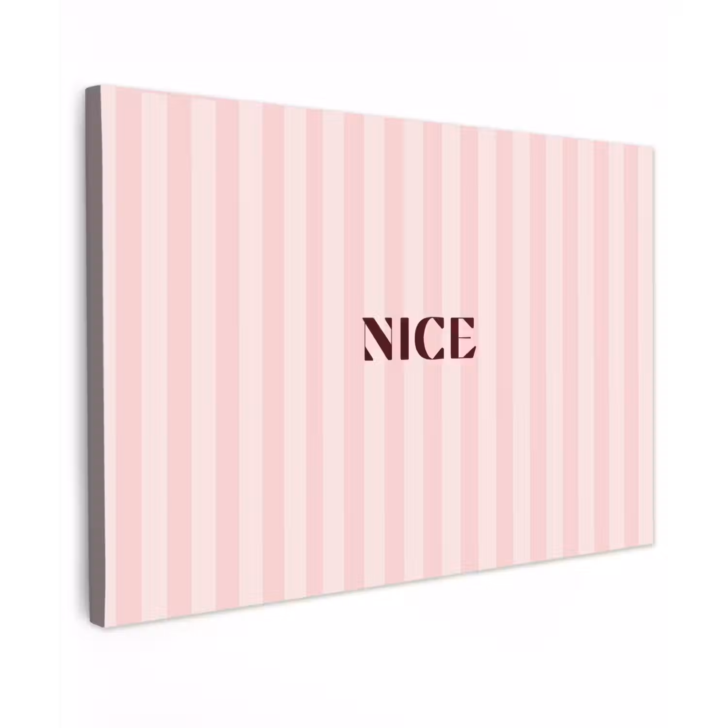 Nice - Strepen - Roze canvas 2cm klein -z3d