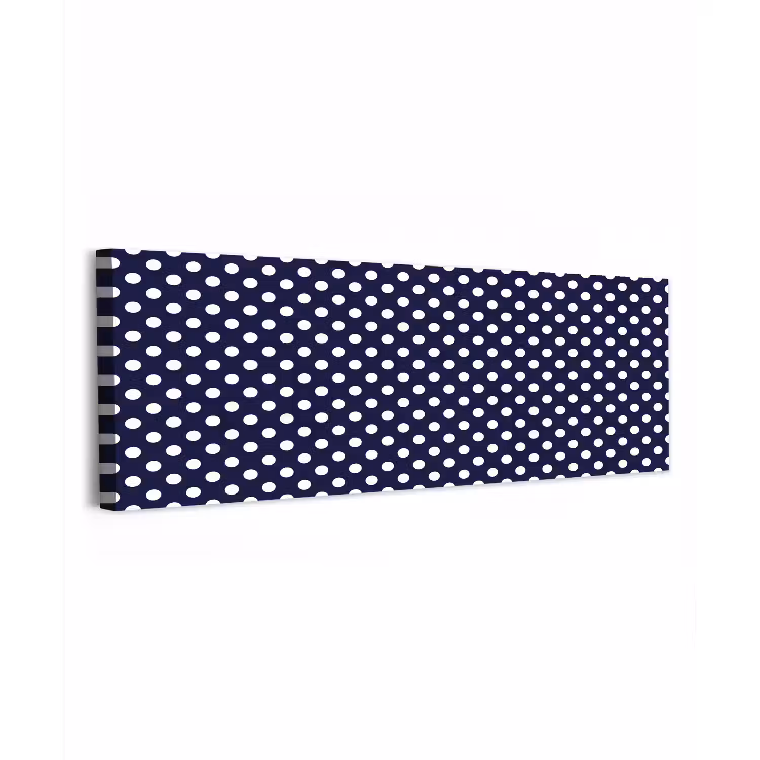 Oceaan - Stippen - Blauw - Wit canvas 2cm klein 828 -z3d